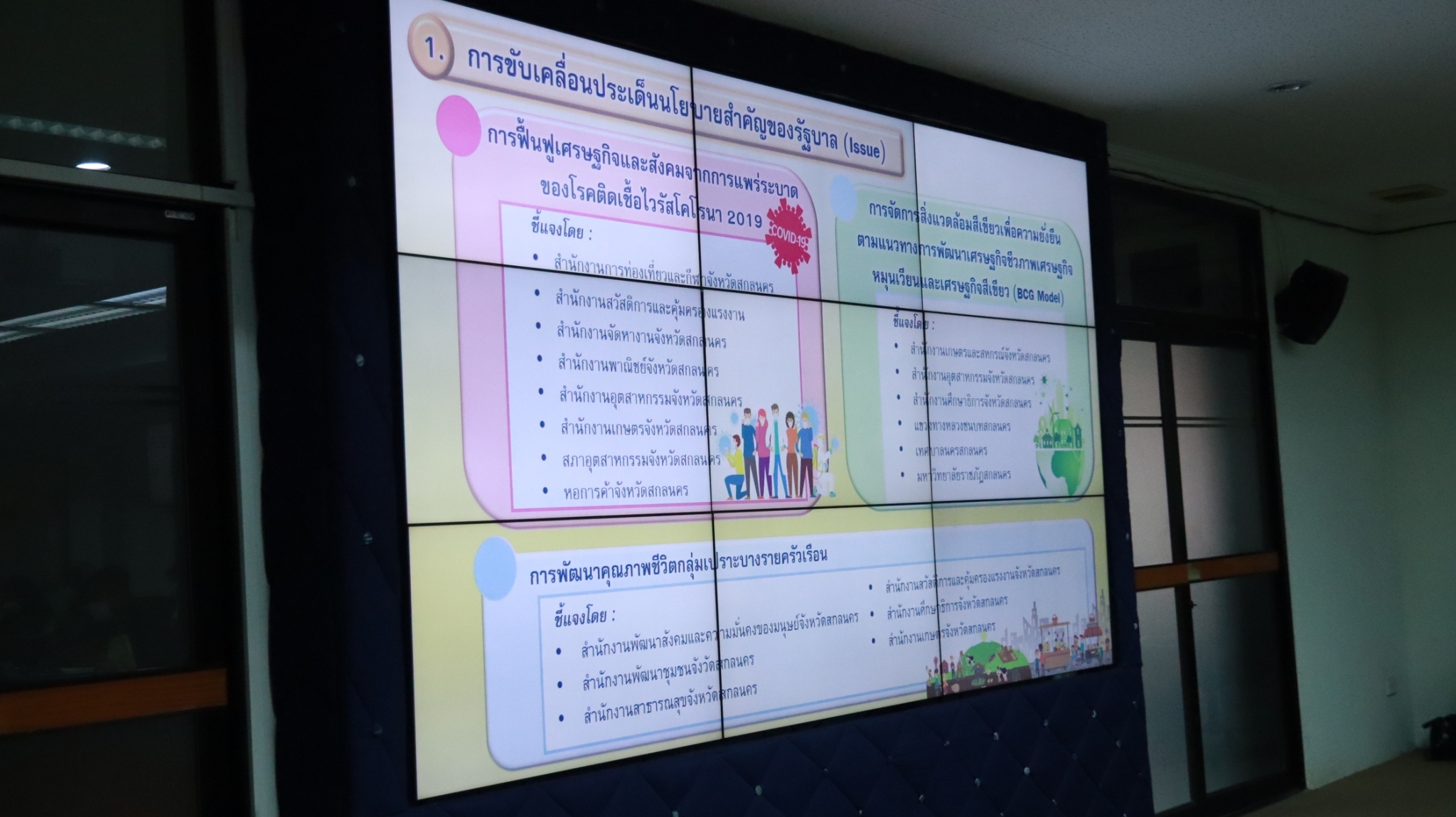 ผู้ตรวจฯ สำนักนายก เขต 11 ตรวจราชการประจำปีงบประมาณ พ.ศ. 2565 รอบ ที่ 1 จังหวัดสกลนคร