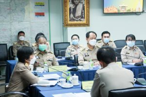 พจ.สกลนคร : ร่วมประชุมหน่วยงานสังกัดกระทรวงมหาดไทยและนายอำเภอ เดือนมีนาคม 2565