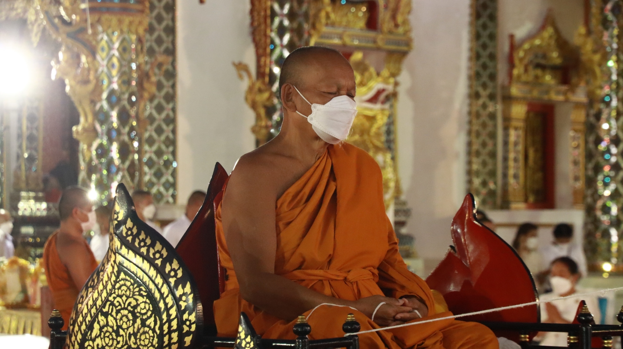 จังหวัดสกลนคร : เจริญพระพุทธมนต์ “มหาสงกรานต์ มหามงคล น้ำมนต์ 3 พระอารามหลวง”