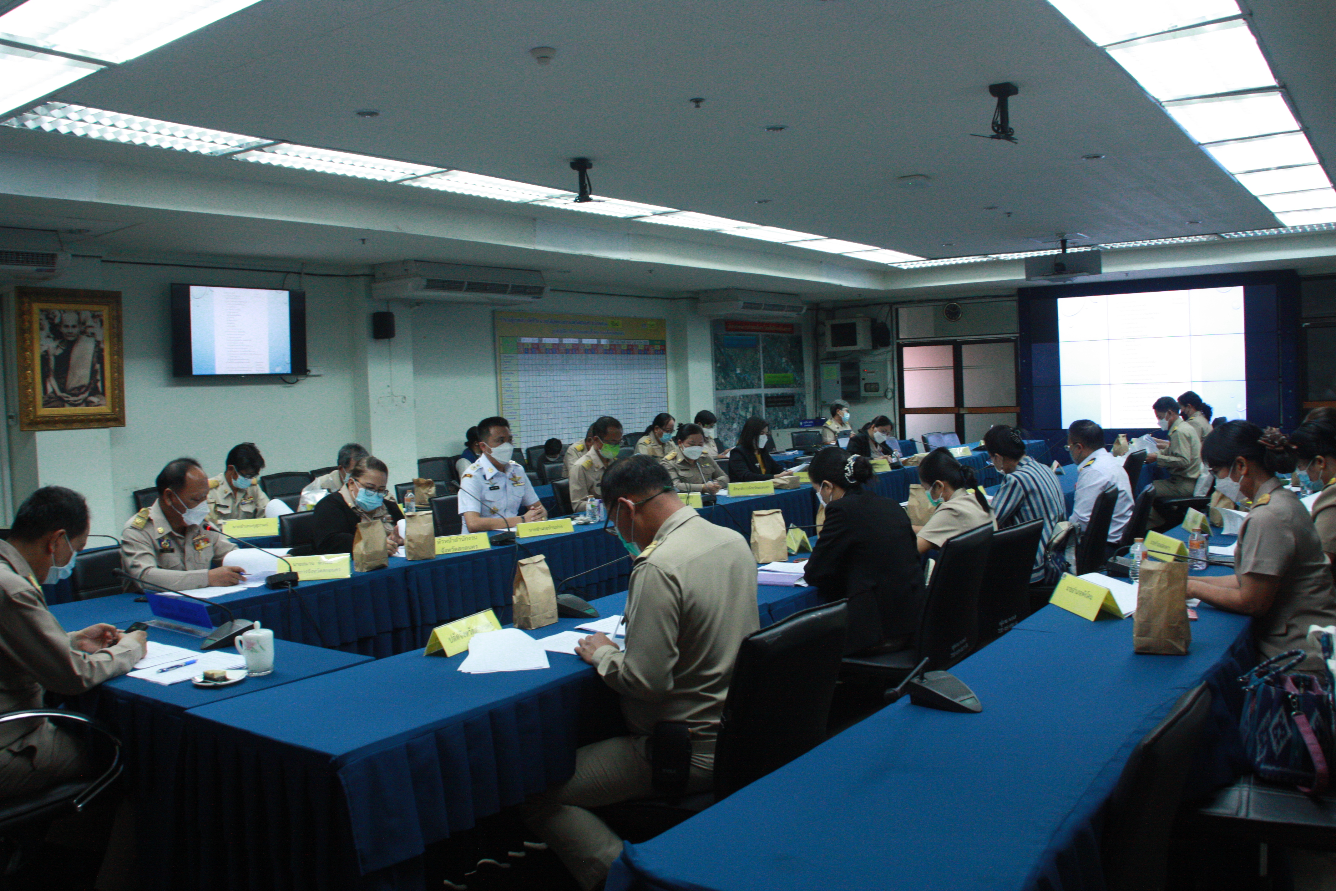 จังหวัดสกลนคร : ประชุมคณะกรรมการประสานและขับเคลื่อนนโยบายสานพลังประชารัฐประจำจังหวัด ครั้งที่ 2/2565
