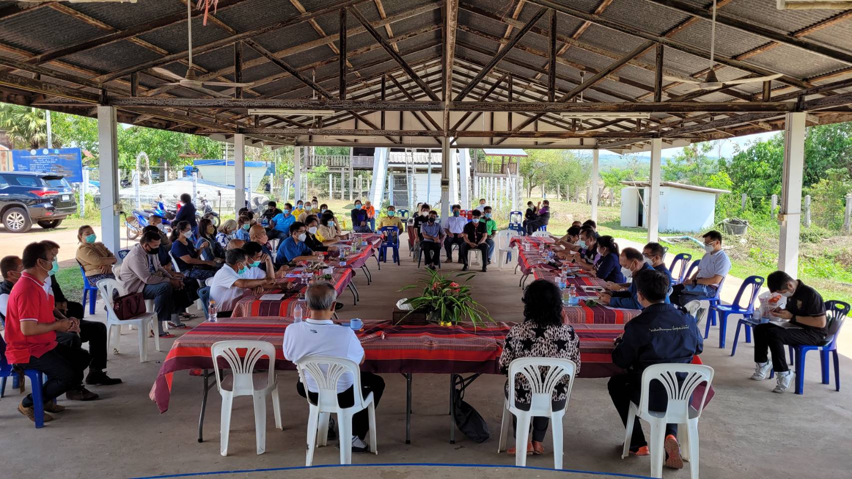 พจ.สกลนคร : ร่วมประชุมหารือแนวทางการดำเนินงาน Carbon Credit โครงการท่องเที่ยวโดยชุมชน ตามรอยองค์หลวงปู่มั่น บ้านหนองผือ