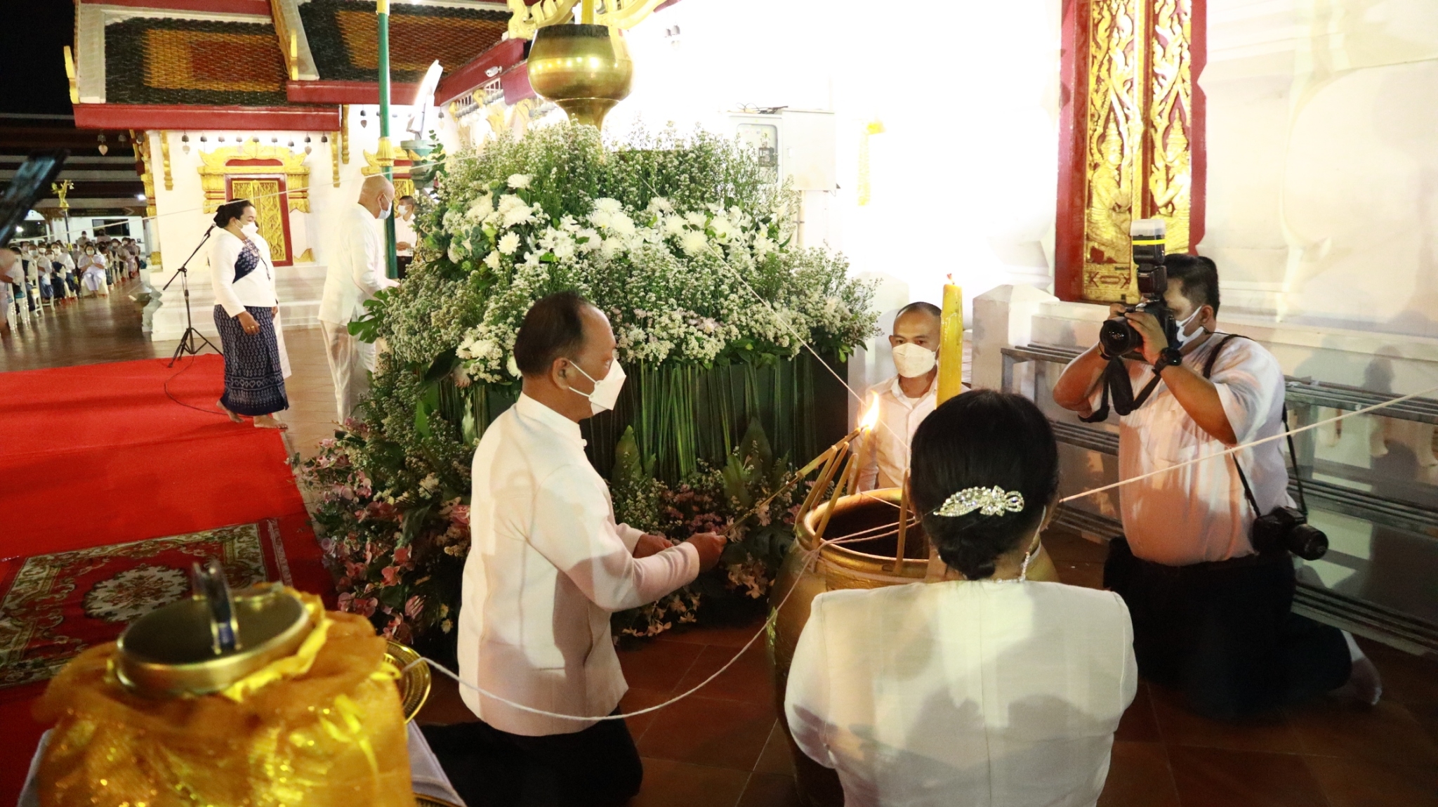 จังหวัดสกลนคร : เจริญพระพุทธมนต์ “มหาสงกรานต์ มหามงคล น้ำมนต์ 3 พระอารามหลวง”