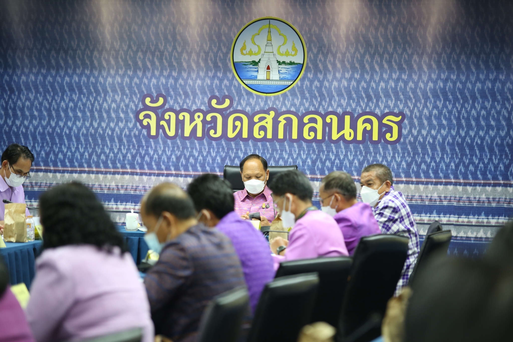 พช.สกลนคร : ประชุมผู้บริหารและนักวิชาการพัฒนาชุมชนจังหวัดสกลนคร ครั้งที่ 2/2565