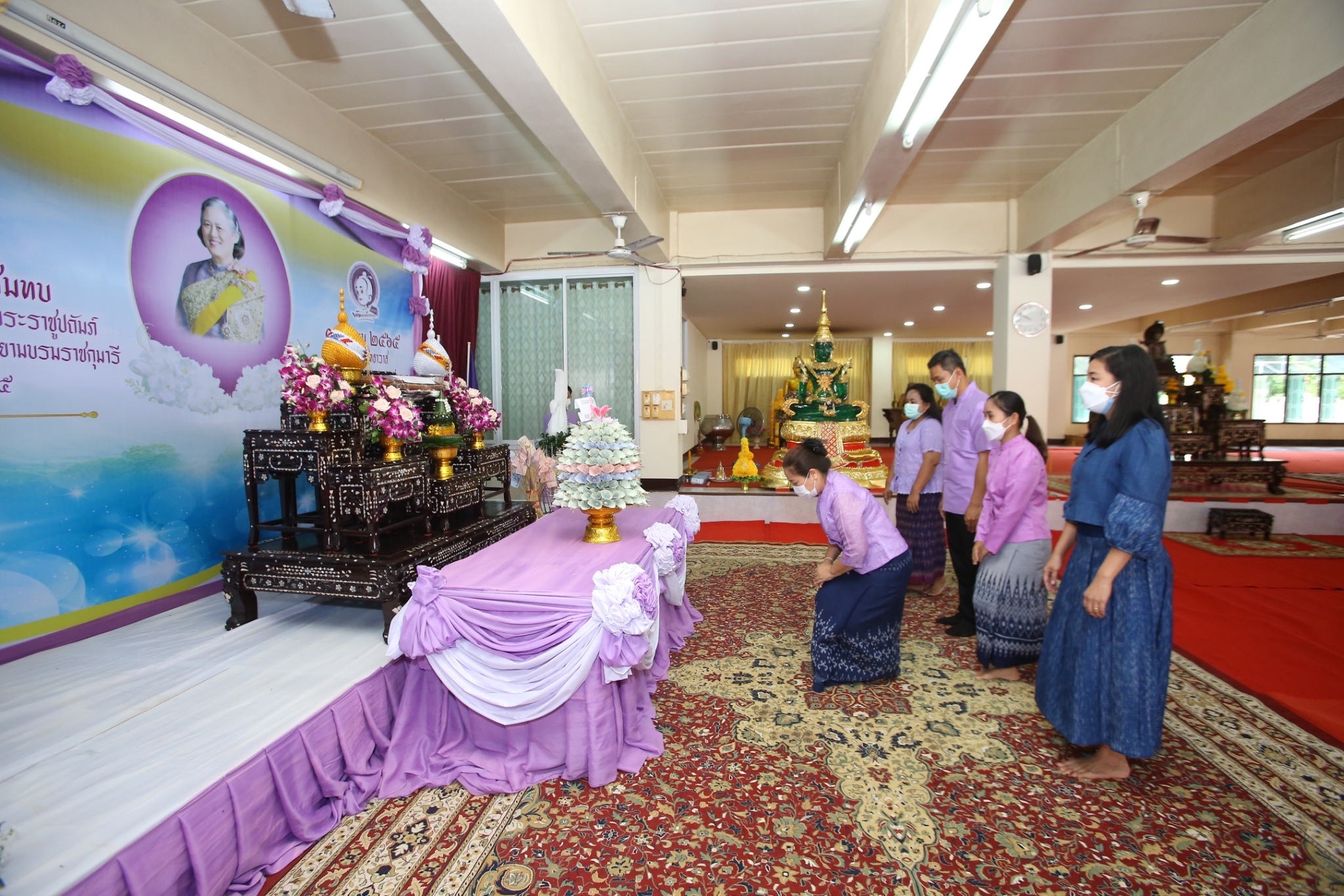 จังหวัดสกลนคร ทอดผ้าป่าสมทบกองทุนเด็กชนบท ในพระราชูปถัมภ์สมเด็จพระเทพรัตนราชสุดาฯ สยามบรมราชกุมารี ปี 2565