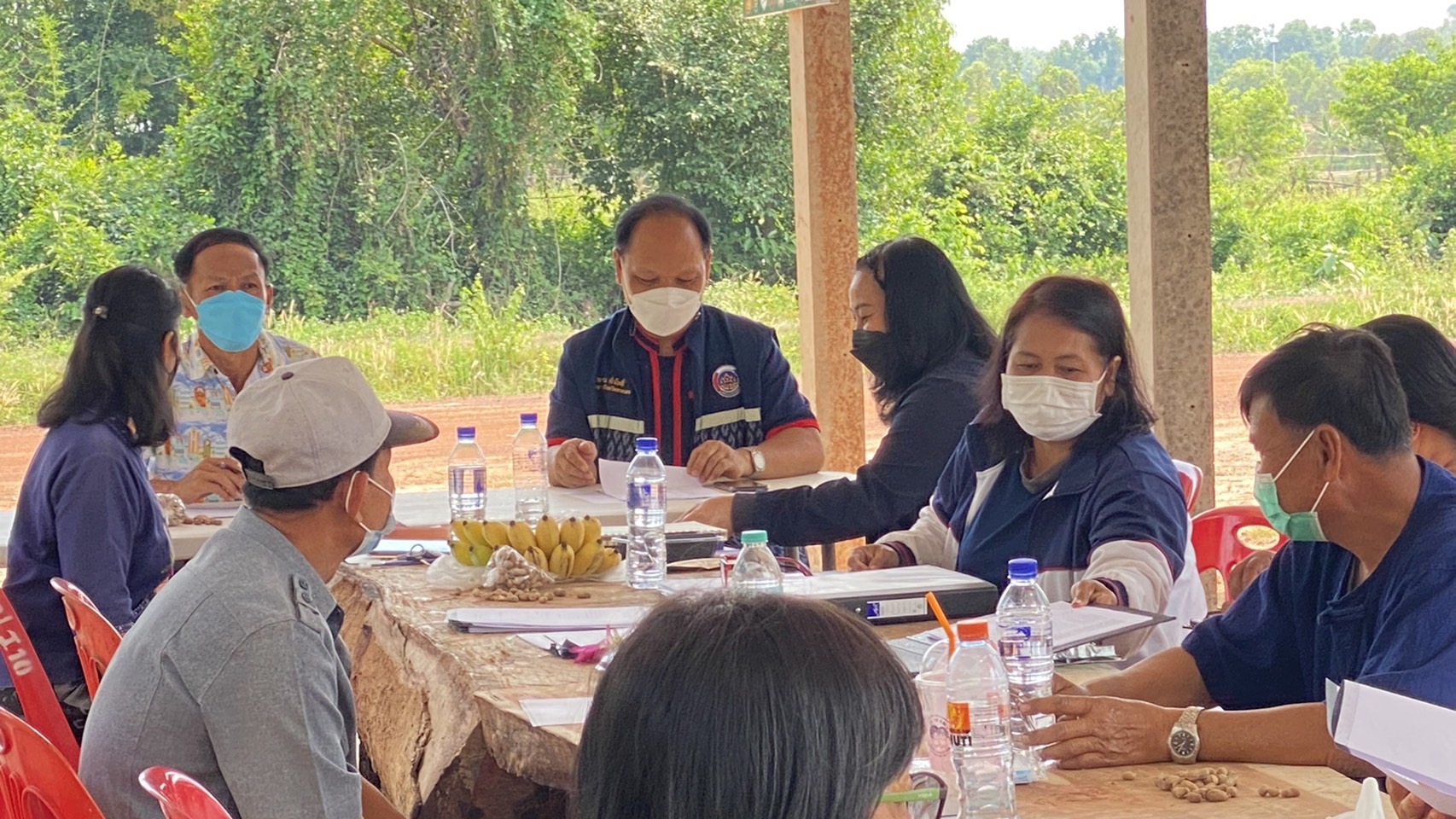 พจ.สกลนคร : ร่วมประชุมเครือข่าย “โคก หนอง นา พัฒนาชุมชน” อำเภอพังโคน ครั้งที่ 4/2565