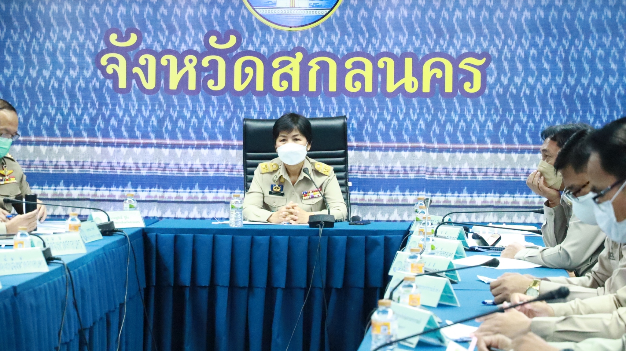 จังหวัดสกลนคร : ร่วมประชุมขับเคลื่อนและติดตามนโยบายของรัฐบาลและภารกิจสำคัญของกระทรวงมหาดไทย