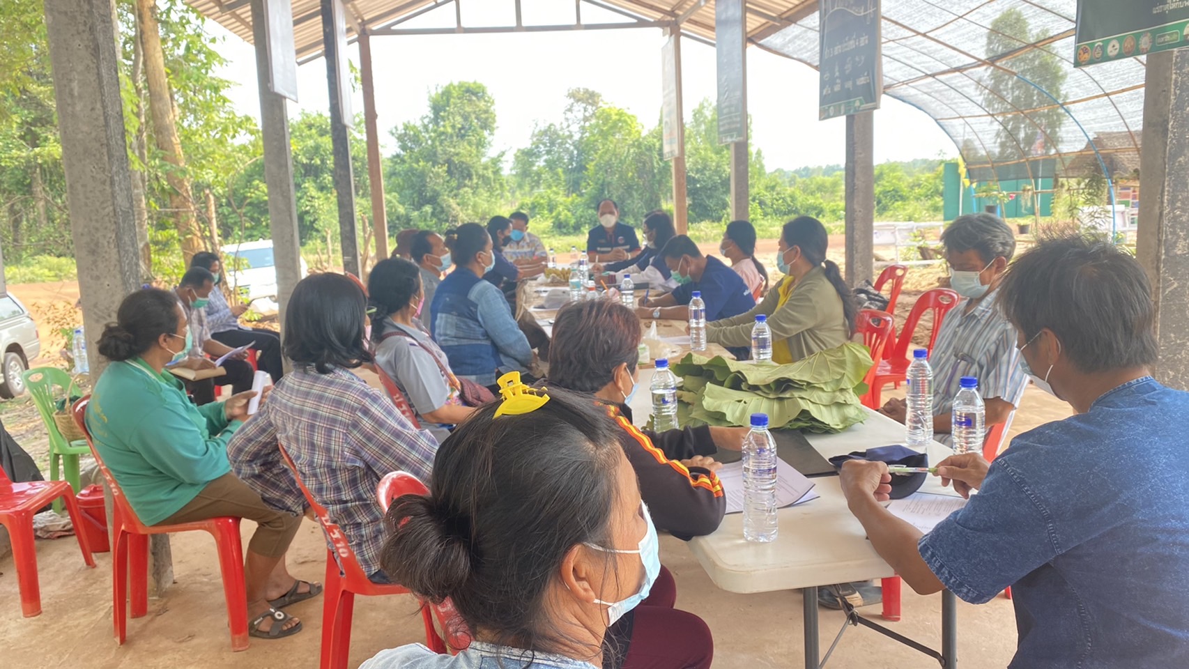 พจ.สกลนคร : ร่วมประชุมเครือข่าย “โคก หนอง นา พัฒนาชุมชน” อำเภอพังโคน ครั้งที่ 4/2565