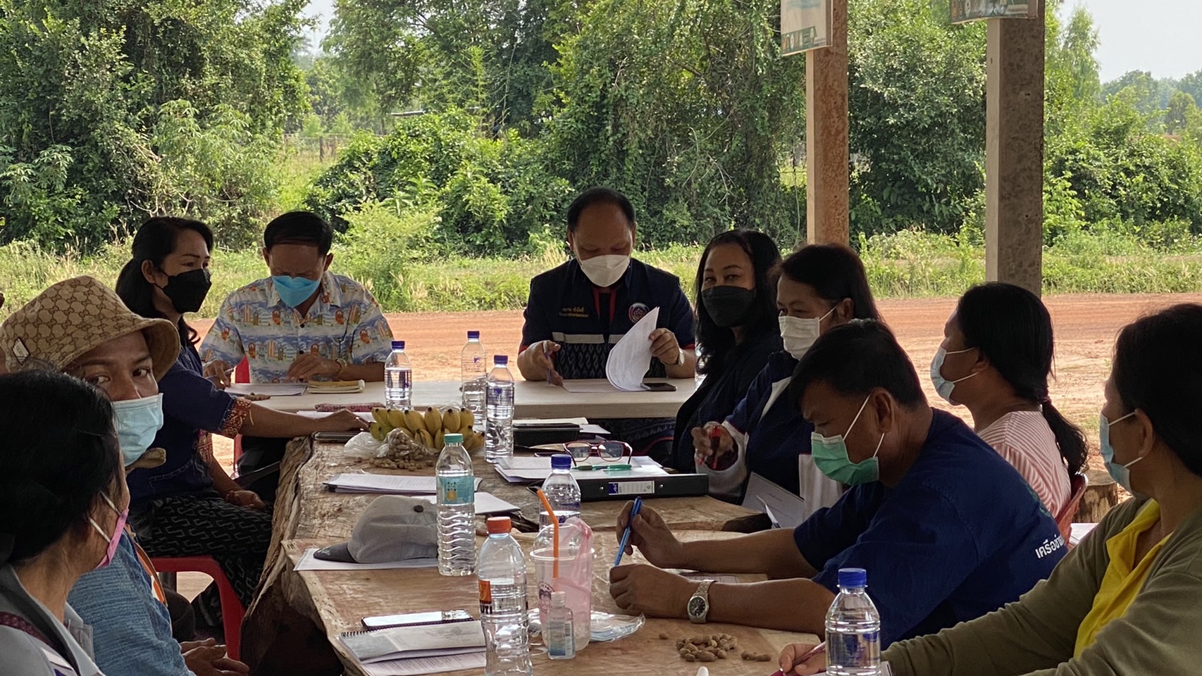 พจ.สกลนคร : ร่วมประชุมเครือข่าย “โคก หนอง นา พัฒนาชุมชน” อำเภอพังโคน ครั้งที่ 4/2565