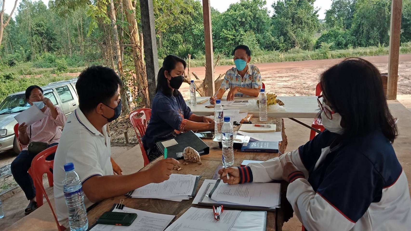 พจ.สกลนคร : ร่วมประชุมเครือข่าย “โคก หนอง นา พัฒนาชุมชน” อำเภอพังโคน ครั้งที่ 4/2565