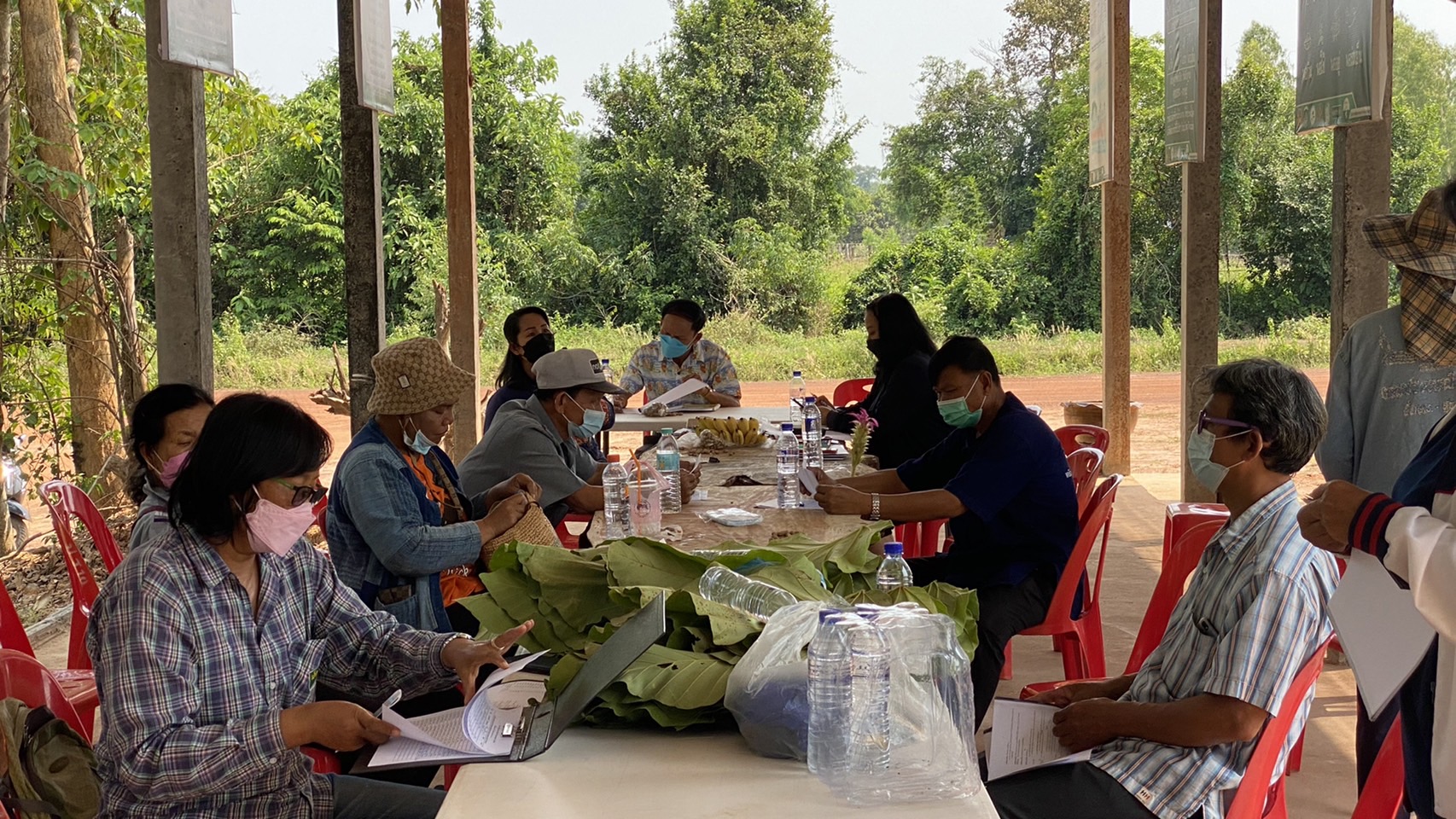 พจ.สกลนคร : ร่วมประชุมเครือข่าย “โคก หนอง นา พัฒนาชุมชน” อำเภอพังโคน ครั้งที่ 4/2565