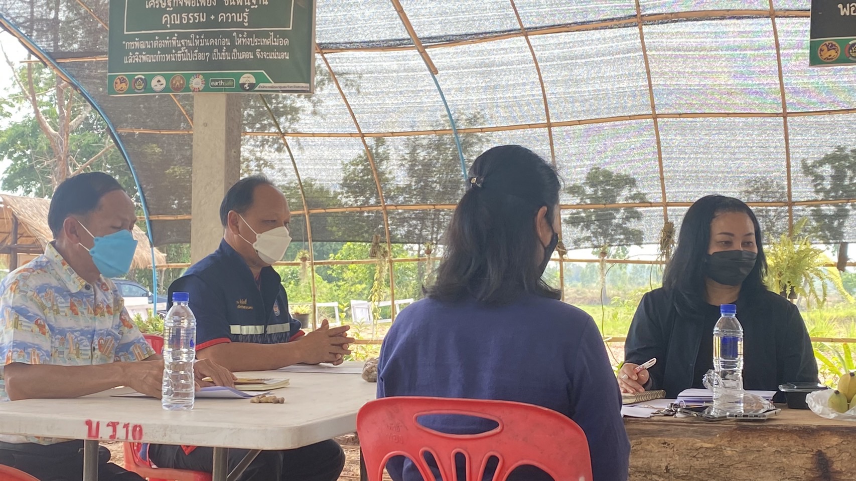 พจ.สกลนคร : ร่วมประชุมเครือข่าย “โคก หนอง นา พัฒนาชุมชน” อำเภอพังโคน ครั้งที่ 4/2565
