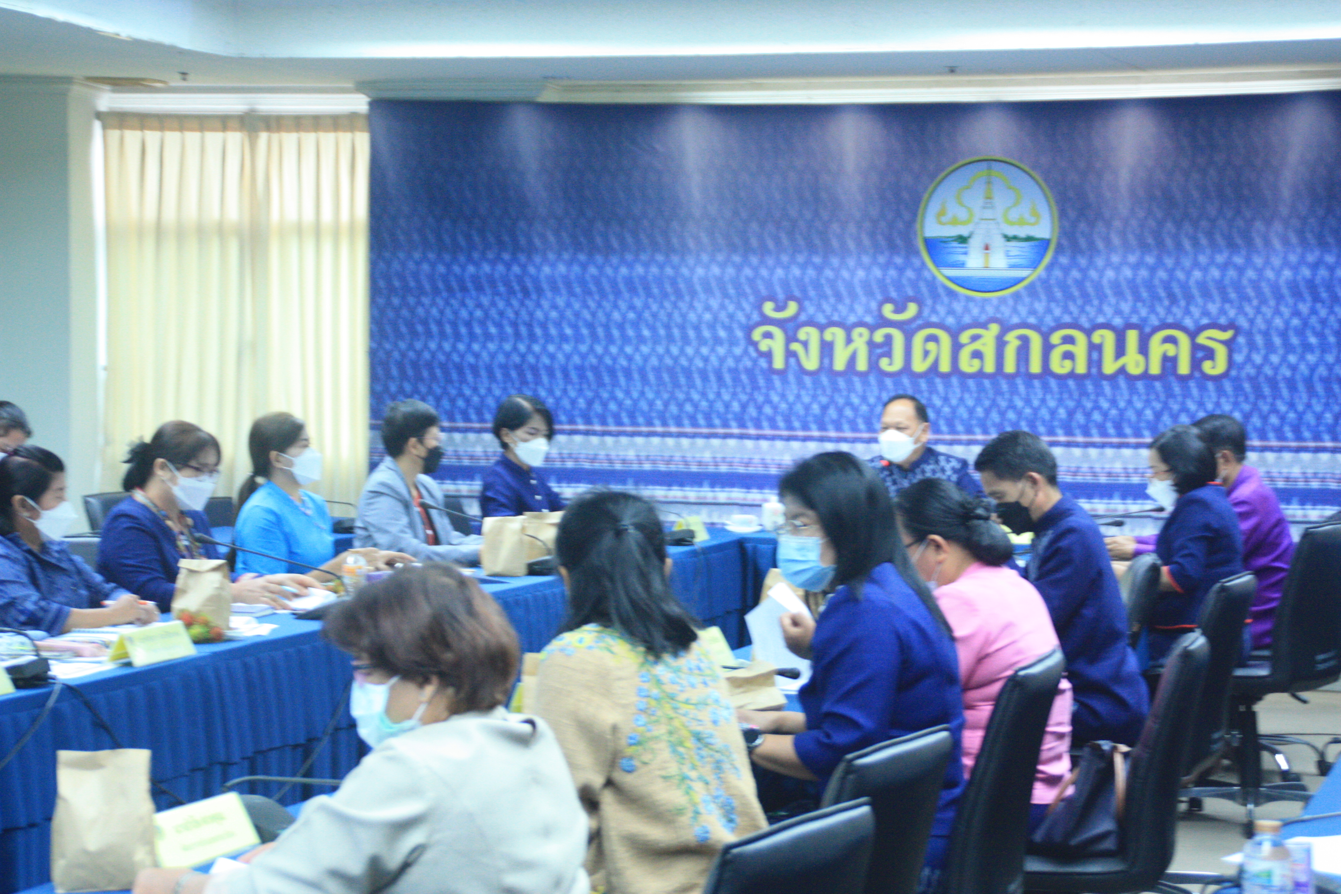พช.สกลนคร : ประชุมผู้บริหารและนักวิชาการพัฒนาชุมชนจังหวัดสกลนคร ครั้งที่ 3/2565
