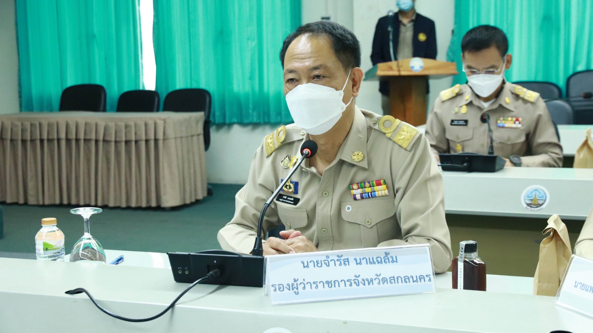 จังหวัดสกลนคร : ต้อนรับคณะอนุกรรมาธิการการลงทุนและเศรษฐกิจฐานราก ในคณะกรรมาธิการการพาณิชย์และการอุตสาหกรรม วุฒิสภา
