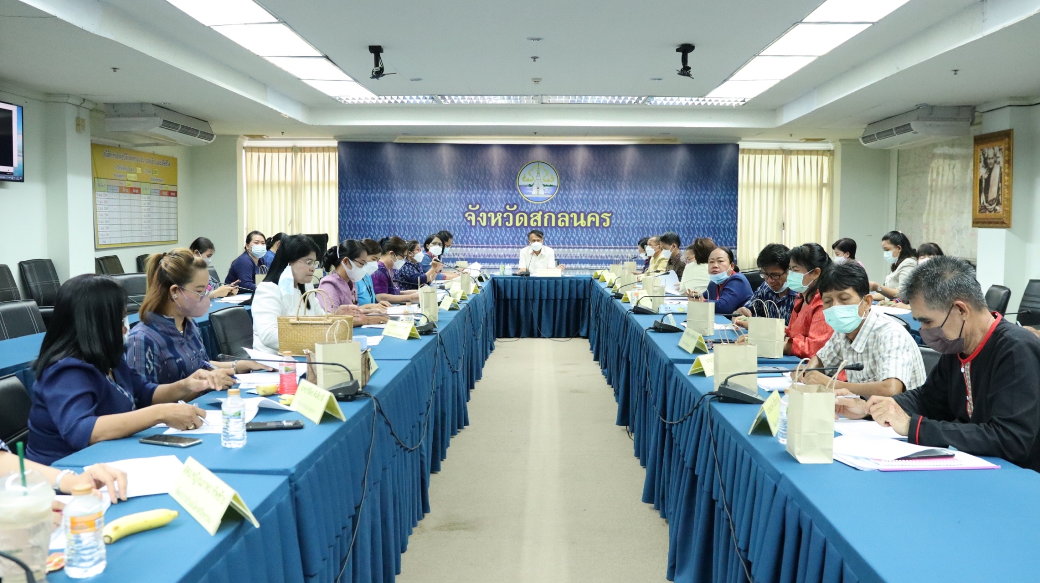 พช.สกลนคร : ประชุมผู้บริหารและนักวิชาการพัฒนาชุมชนจังหวัดสกลนคร ครั้งที่ 4/2565