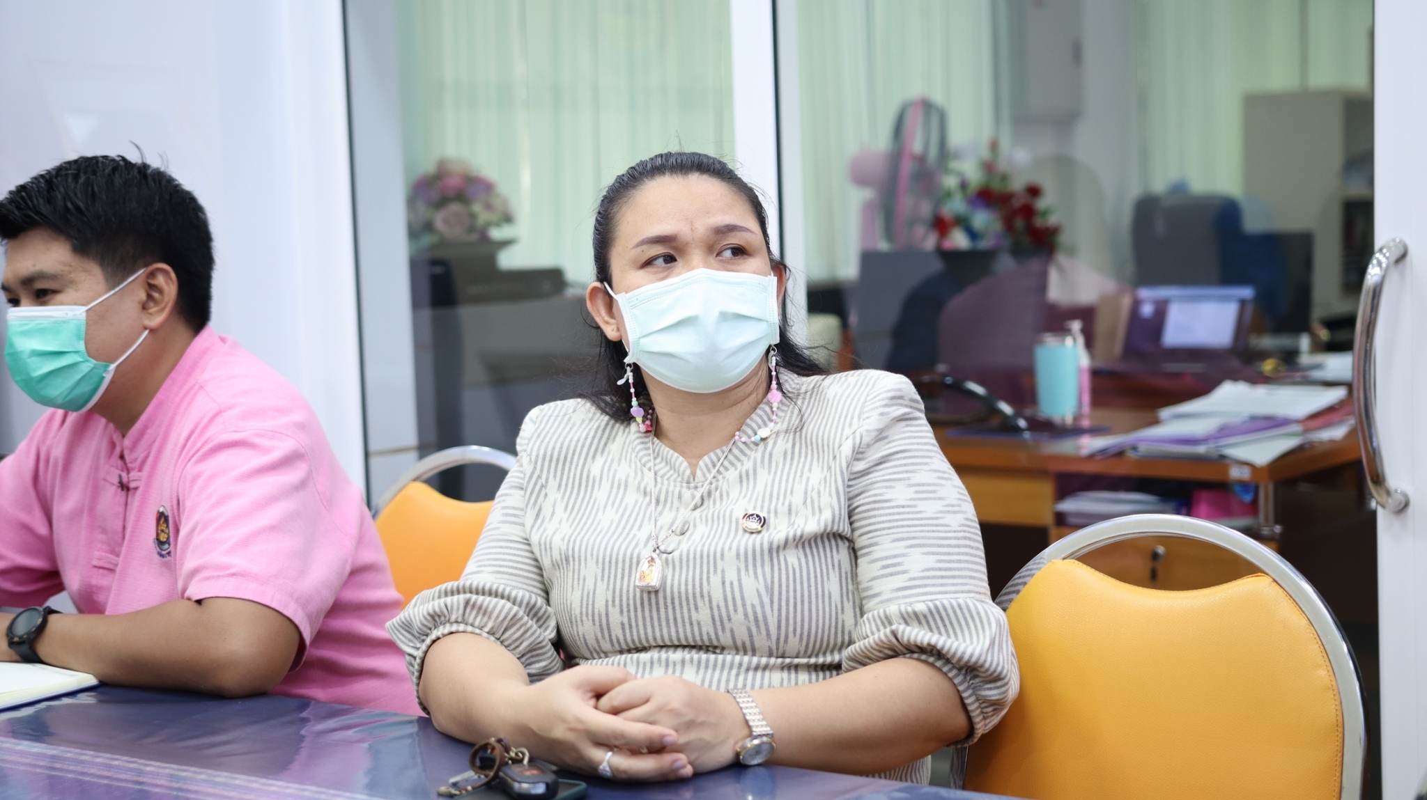 พช.สกลนคร : พช.สกลนคร : ร่วมรับฟังการประชุมชี้แจงเพื่อสร้างความเข้าใจเกี่ยวกับการคุ้มครองข้อมูลส่วนบุคลของกรมการพัฒนาชุมชน ผ่านระบบ Video Conference