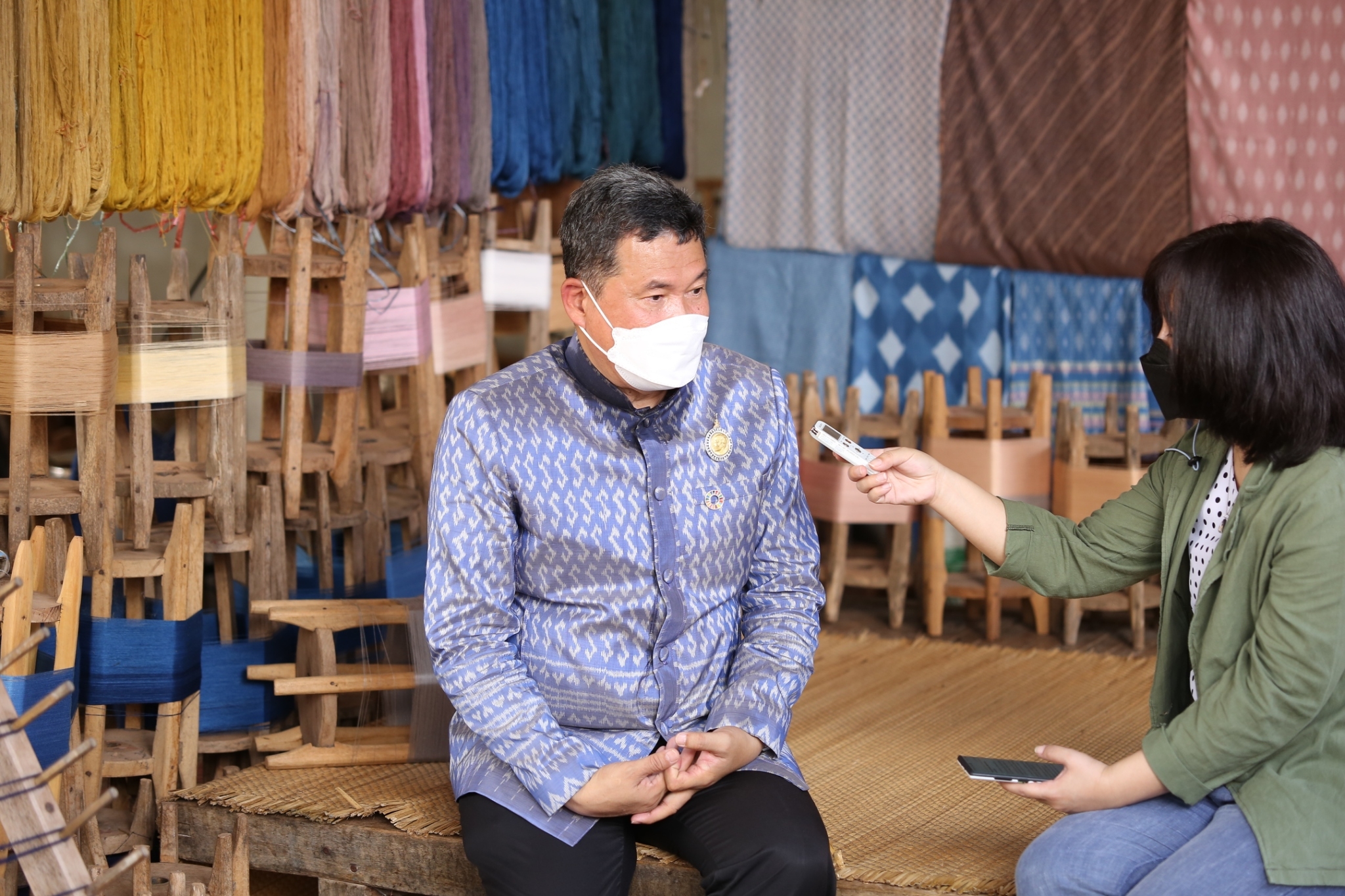 จังหวัดสกลนคร : กระทรวงมหาดไทย ขับเคลื่อนโครงการ “ผ้าไทยใส่ให้สนุก” ตามแนวพระดำริฯ  ณ วิชชาลัยดอนกอย วิถีแห่งการพัฒนาที่ยั่งยืน
