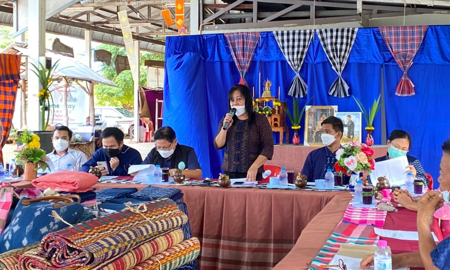 จังหวัดสกลนคร : ประเมินหมู่บ้านต้นแบบในการน้อมนำแนวพระราชดำริไปประยุกต์ใช้ ตามโครงการ 9;10 ปฏิบัติบูชา “สืบสาน รักษา ต่อยอด” เพื่อพัฒนาชุมชน ประจำปี 2565