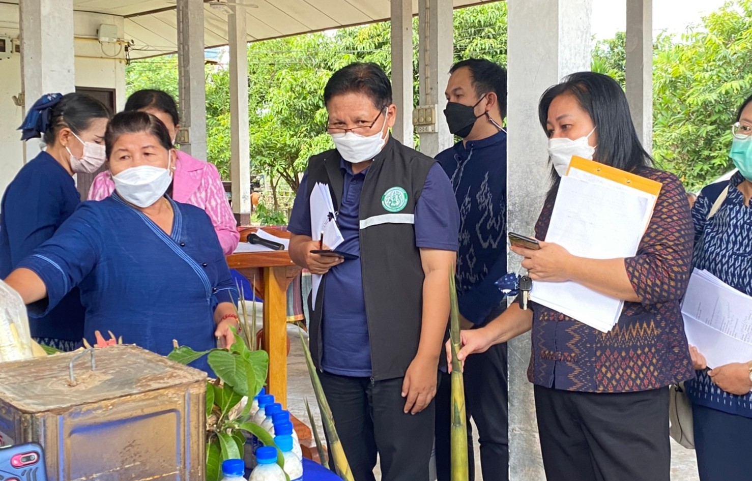 จังหวัดสกลนคร : ประเมินหมู่บ้านต้นแบบในการน้อมนำแนวพระราชดำริไปประยุกต์ใช้ ตามโครงการ 9;10 ปฏิบัติบูชา “สืบสาน รักษา ต่อยอด” เพื่อพัฒนาชุมชน ประจำปี 2565