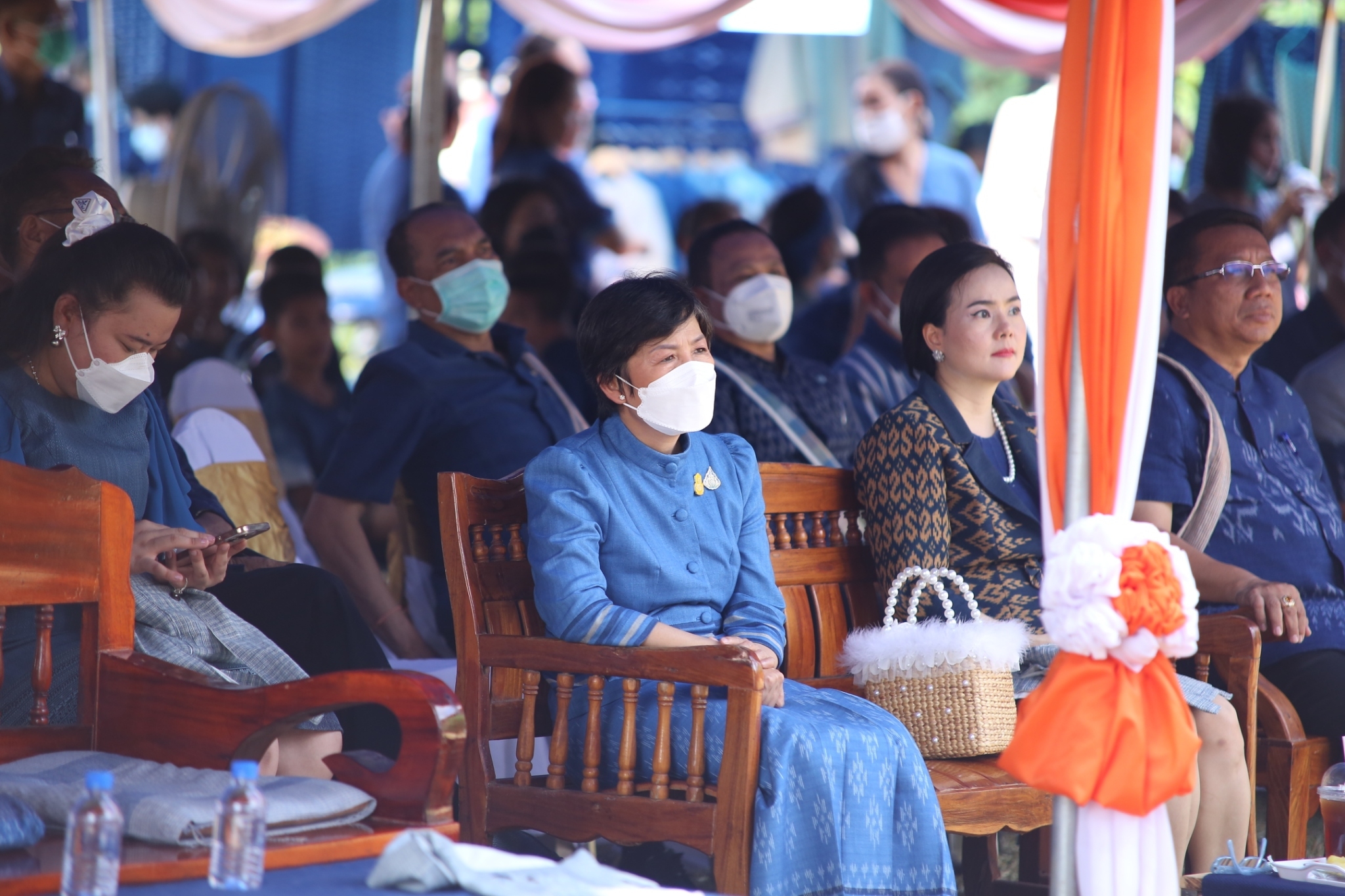 จังหวัดสกลนคร : กระทรวงมหาดไทย ขับเคลื่อนโครงการ “ผ้าไทยใส่ให้สนุก” ตามแนวพระดำริฯ  ณ วิชชาลัยดอนกอย วิถีแห่งการพัฒนาที่ยั่งยืน