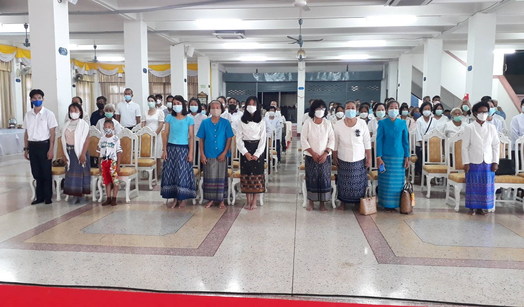 จังหวัดสกลนคร : อุปสมบท พระสงฆ์ 35 รูป เฉลิมพระเกียรติ สมเด็จพระนางเจ้าสิริกิติ์ พระบรมราชินีนาถ พระบรมราชชนนีพันปีหลวง  เนื่องในโอกาสมหามงคลเฉลิมพระชนมพรรษา  90 พรรษา 12 สิงหาคม 2565