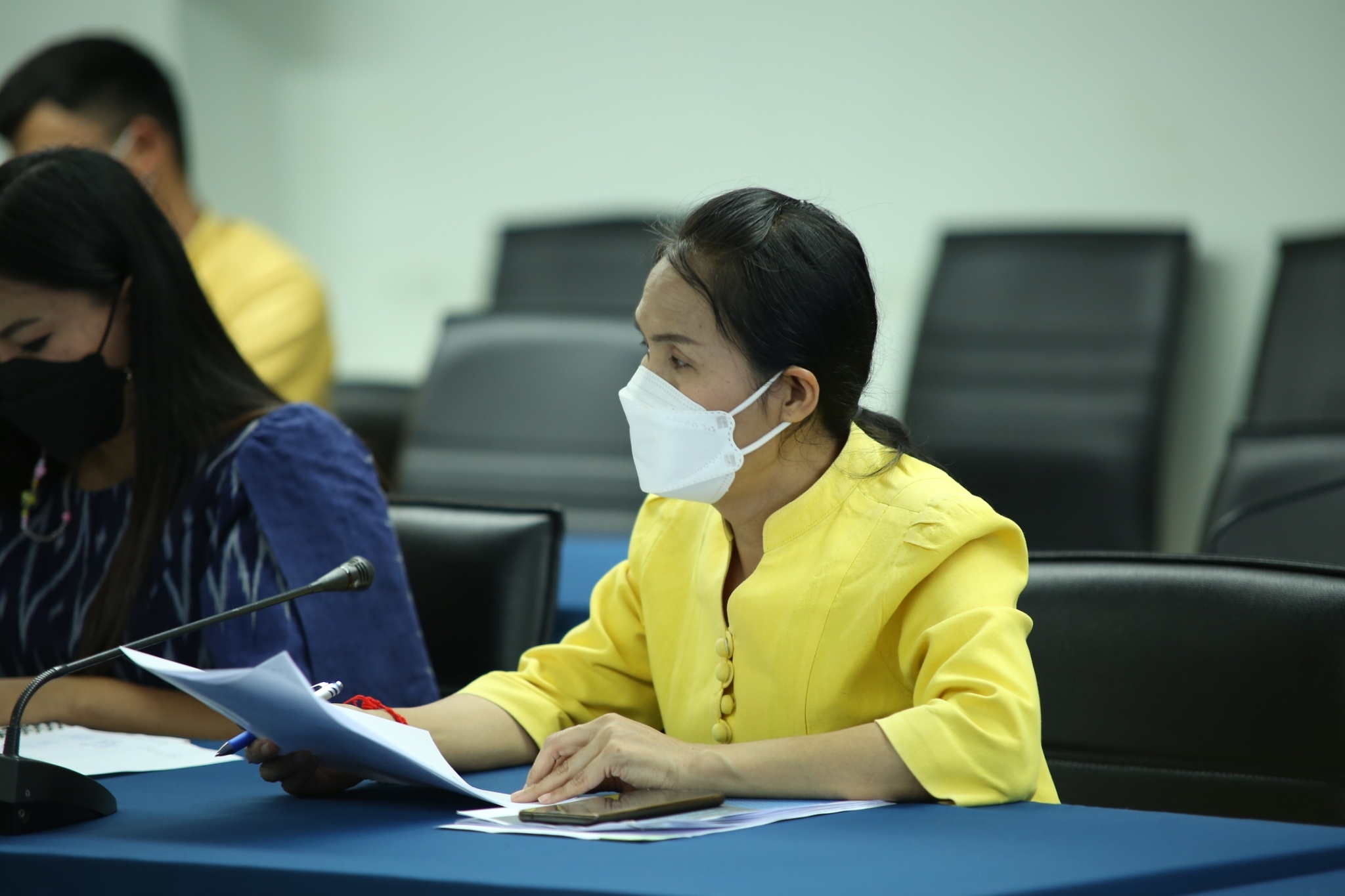 จังหวัดสกลนคร : เตรียมความพร้อมในการจัดกิจกรรม “สานพลังสตรีไทสกล เทิดไท้พระมารดาแห่งผ้าไทย”