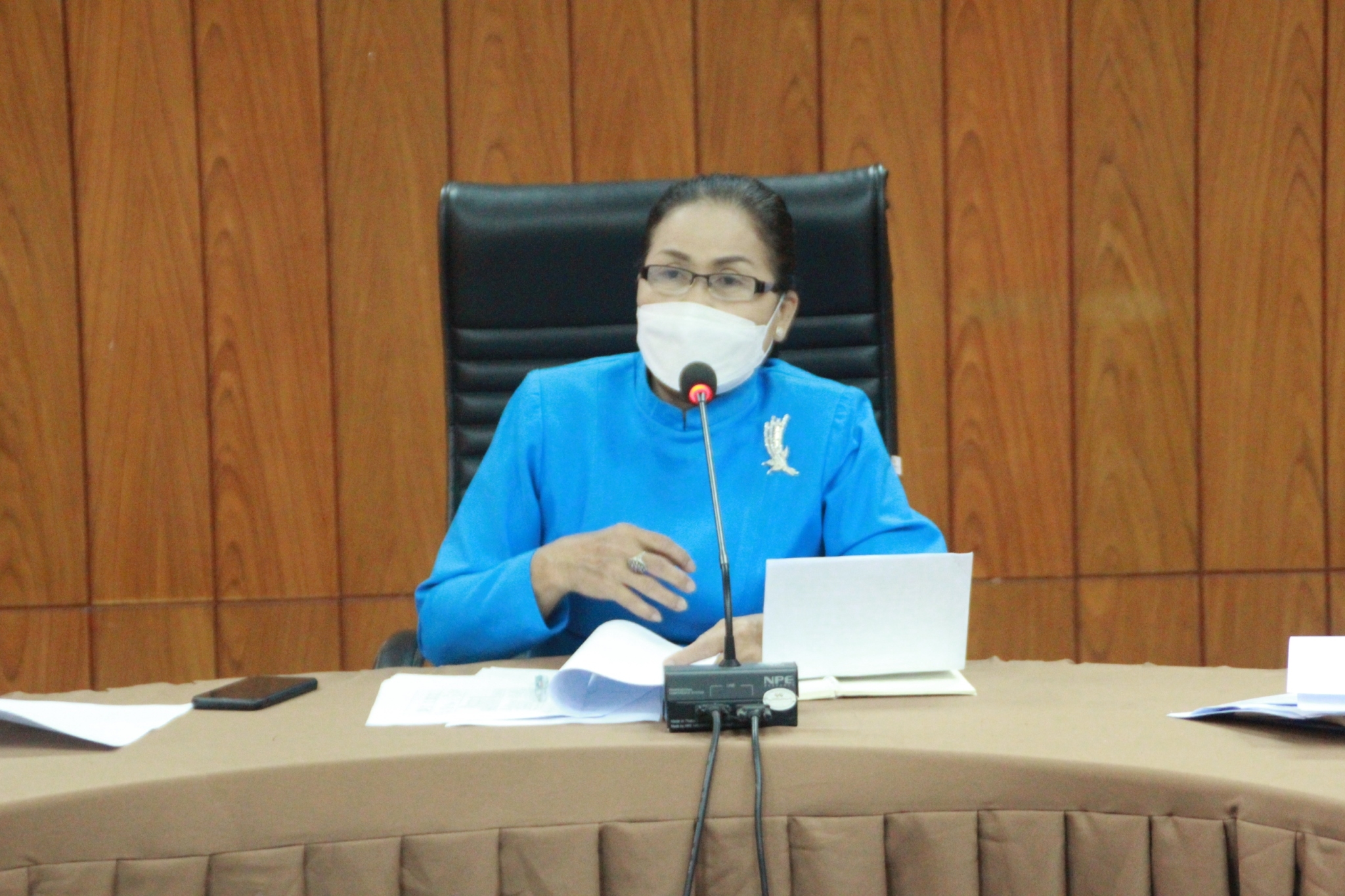 พช.สกลนคร : จัดประชุมคณะกรรมการพัฒนาสตรีจังหวัดสกลนคร เพื่อเตรียมความพร้อมในการจัดงาน “สานพลังสตรีไทยสกล เทิดไท้พระมารดาแห่งผ้าไทย”