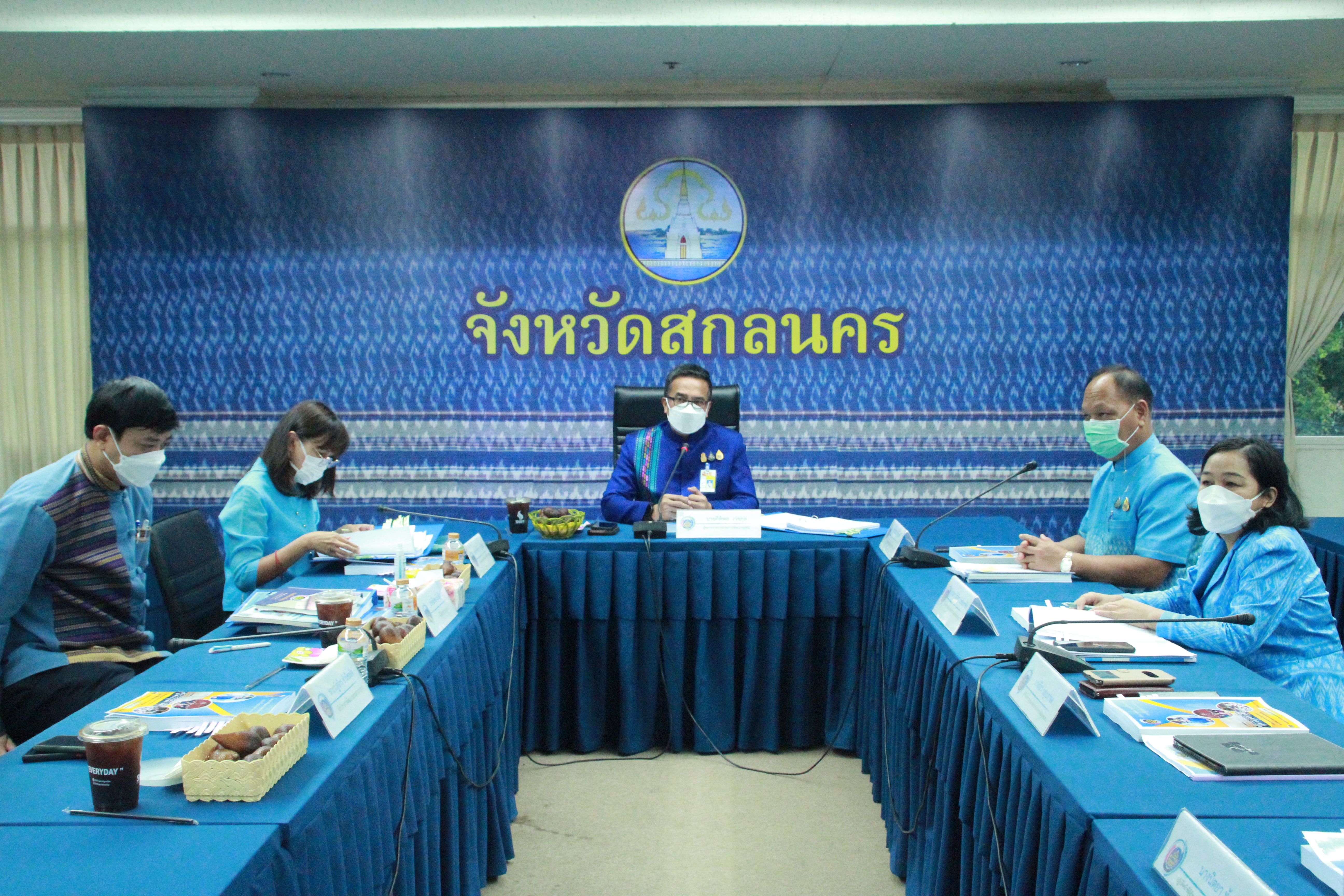 พช.สกลนคร : รับการประเมินผลการขับเคลื่อนงานโครงการพัฒนาชุมชนใสสะอาด ปี 2565 ระดับท้าทาย