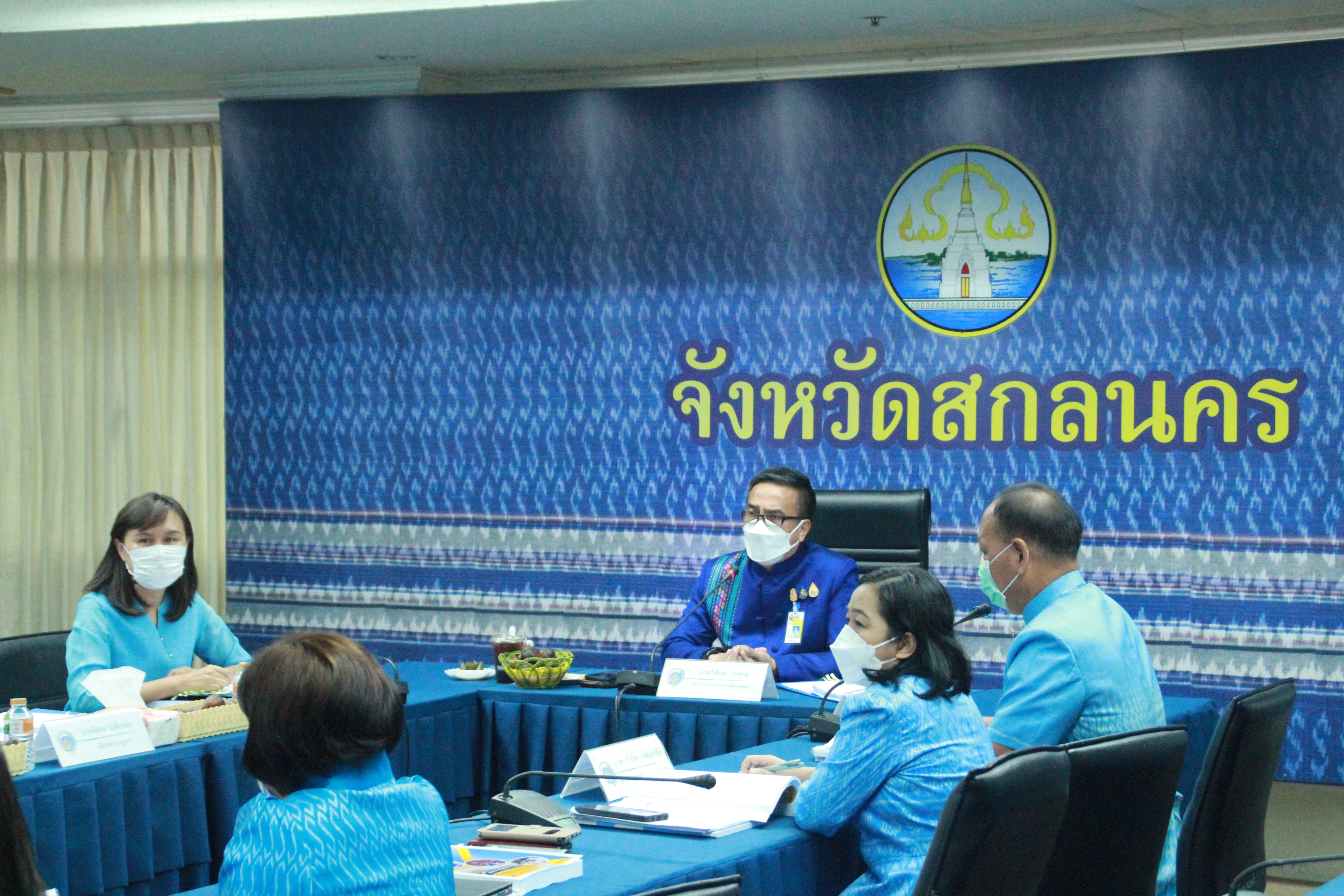 พช.สกลนคร : รับการประเมินผลการขับเคลื่อนงานโครงการพัฒนาชุมชนใสสะอาด ปี 2565 ระดับท้าทาย