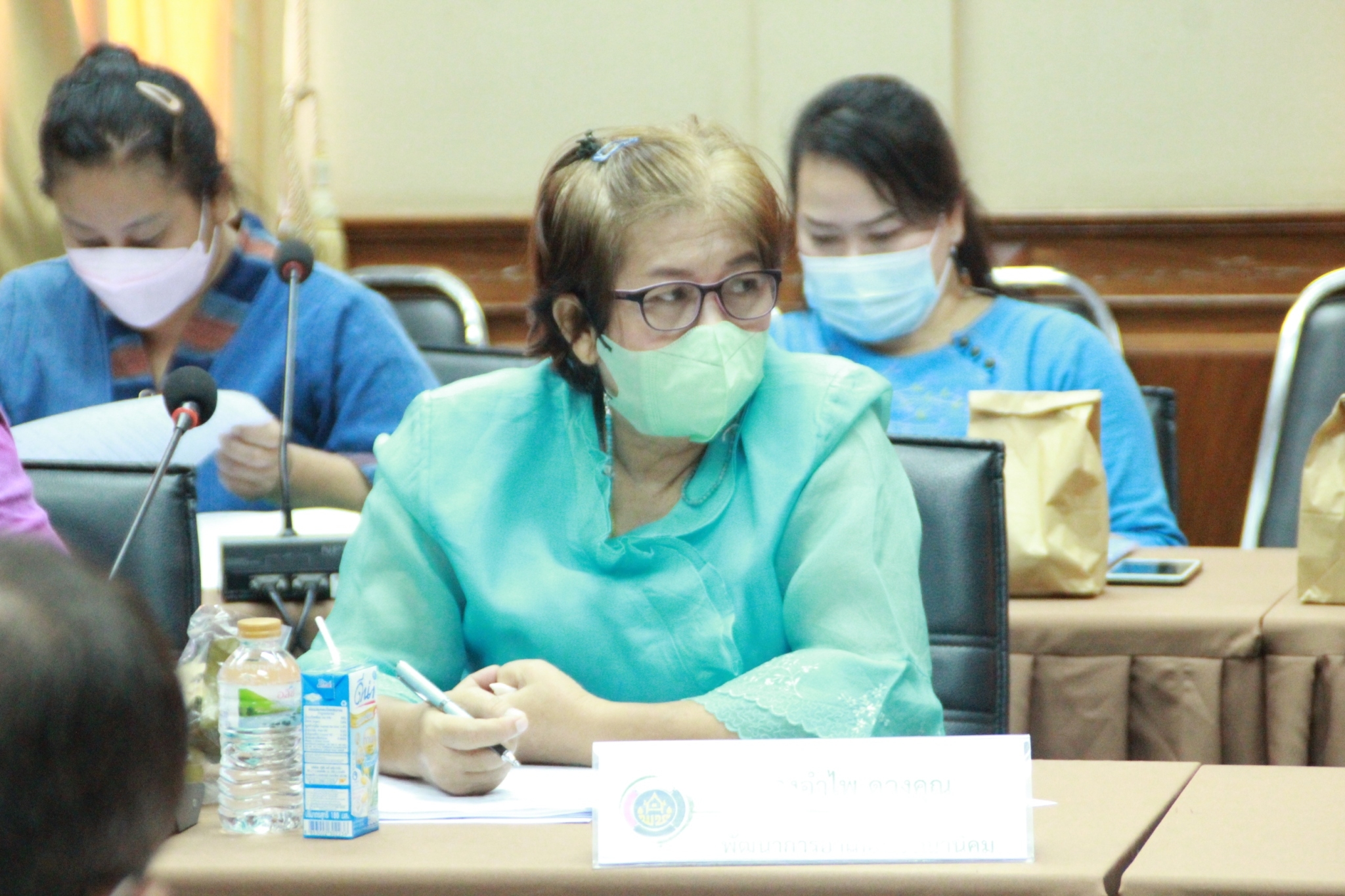 พช.สกลนคร : จัดประชุมผู้บริหารและนักวิชาการพัฒนาชุมชนจังหวัดสกลนคร  ประจำเดือนสิงหาคม 2565
