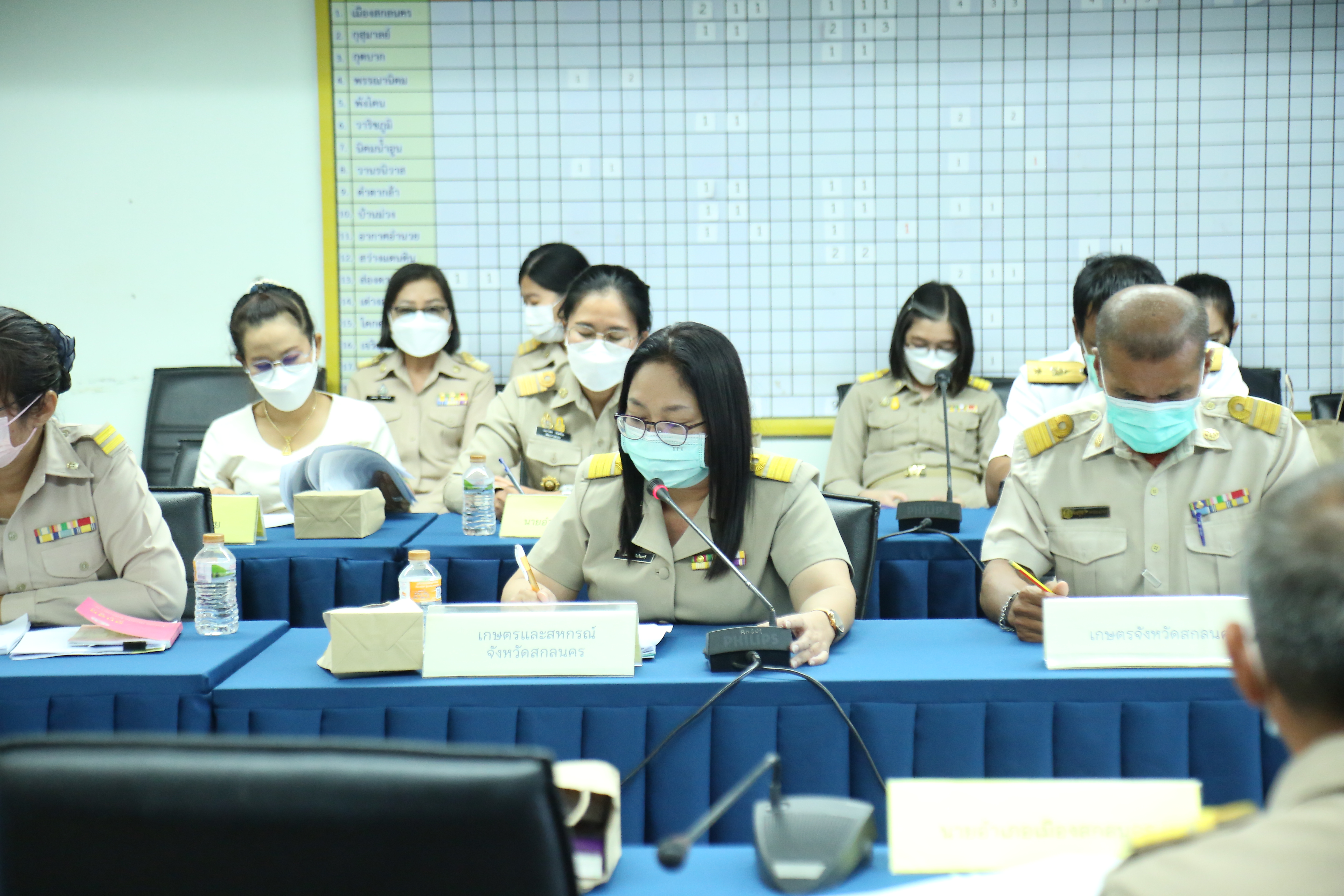 จังหวัดสกลนคร : ประชุมคณะกรรมการบริหารศูนย์อำนวยการขจัดความยากจนและพัฒนาคนทุกช่วงวัยอย่างยั่งยืนตามหลักปรัชญาของเศรษฐกิจพอเพียงจังหวัดสกลนคร (คจพ.จ.)