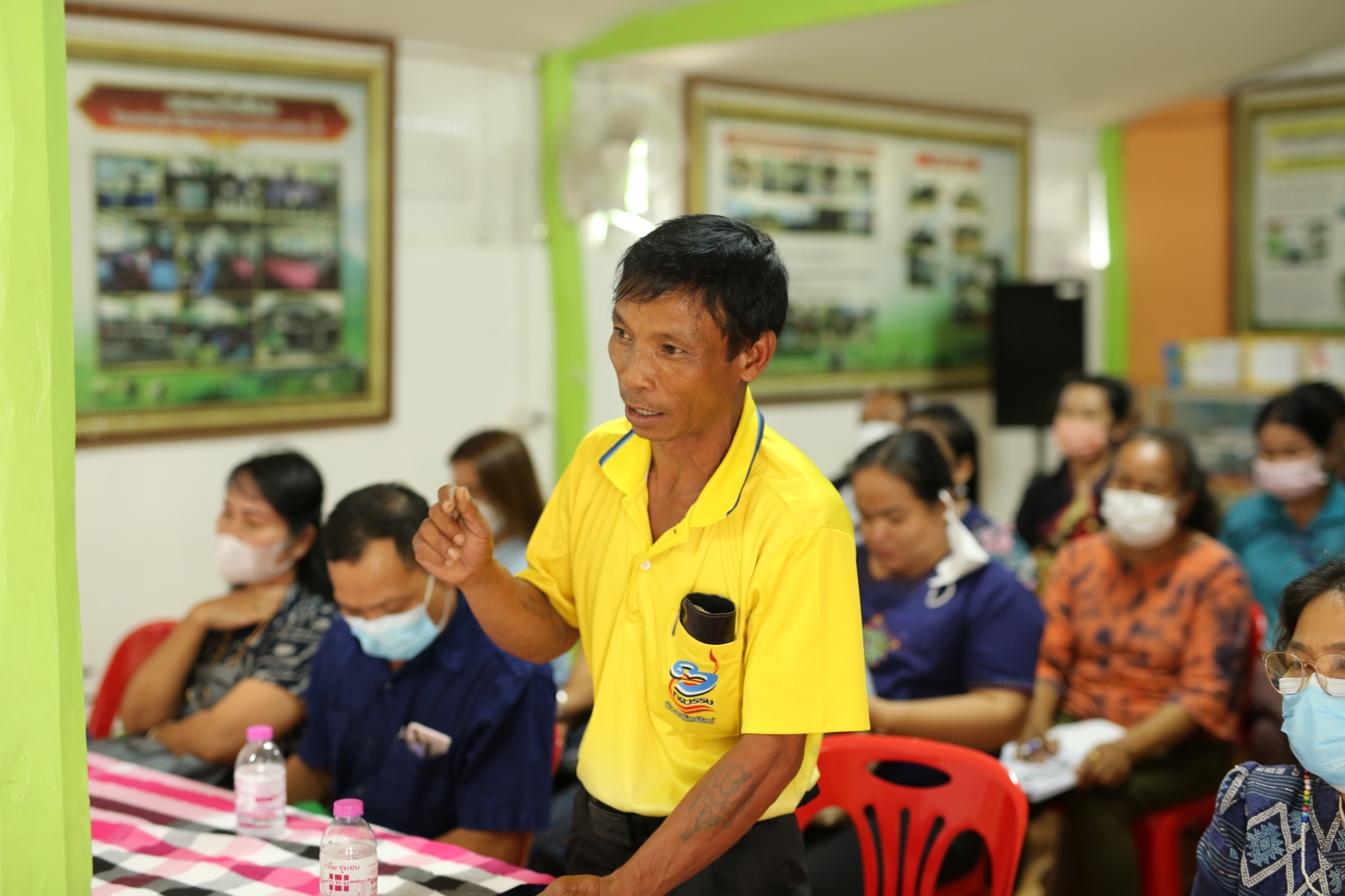 พช. สกลนคร : ศึกษาดูงานกลุ่มออมทรัพย์เพื่อการผลิตบ้านโนนสวรรค์ ตำบลพังขว้าง อำเภอเมืองสกลนคร จังหวัดสกลนคร
