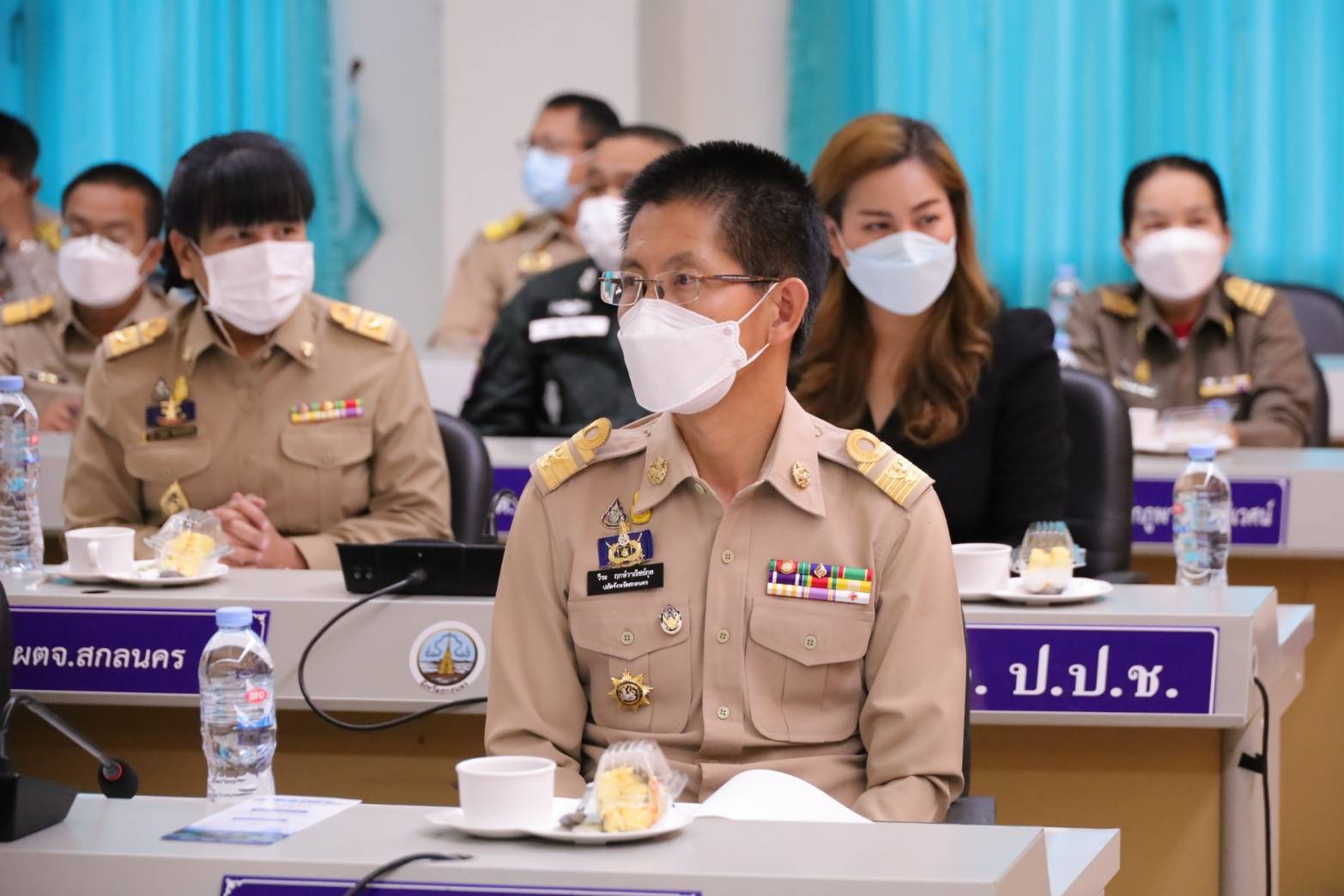จังหวัดสกลนคร : ขับเคลื่อนโครงการ 9 ; 10 ปฏิบัติบูชา “สืบสาน รักษา ต่อยอด” เพื่อพัฒนาชุมชน ประจำปี 2565