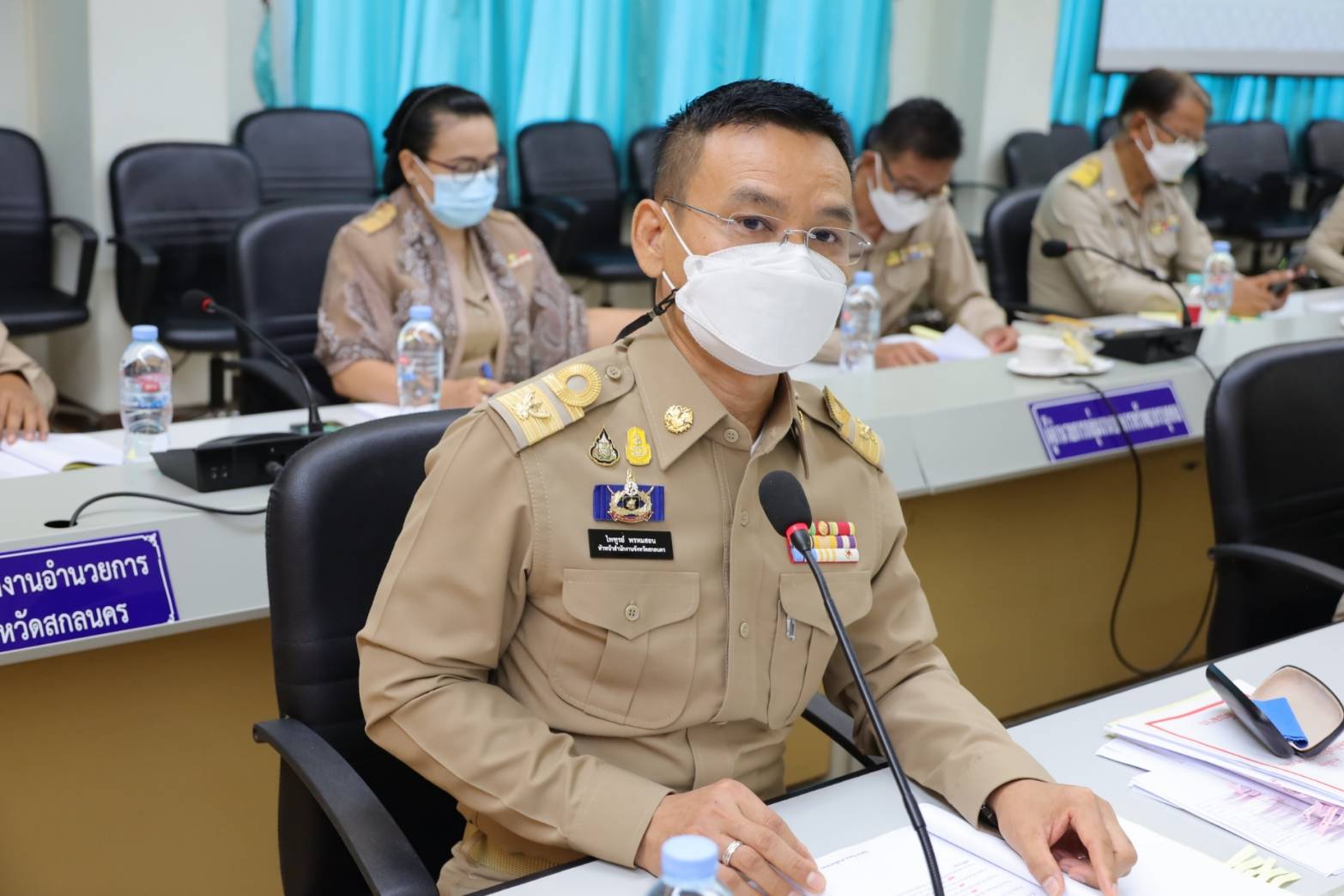 จังหวัดสกลนคร : ขับเคลื่อนโครงการ 9 ; 10 ปฏิบัติบูชา “สืบสาน รักษา ต่อยอด” เพื่อพัฒนาชุมชน ประจำปี 2565