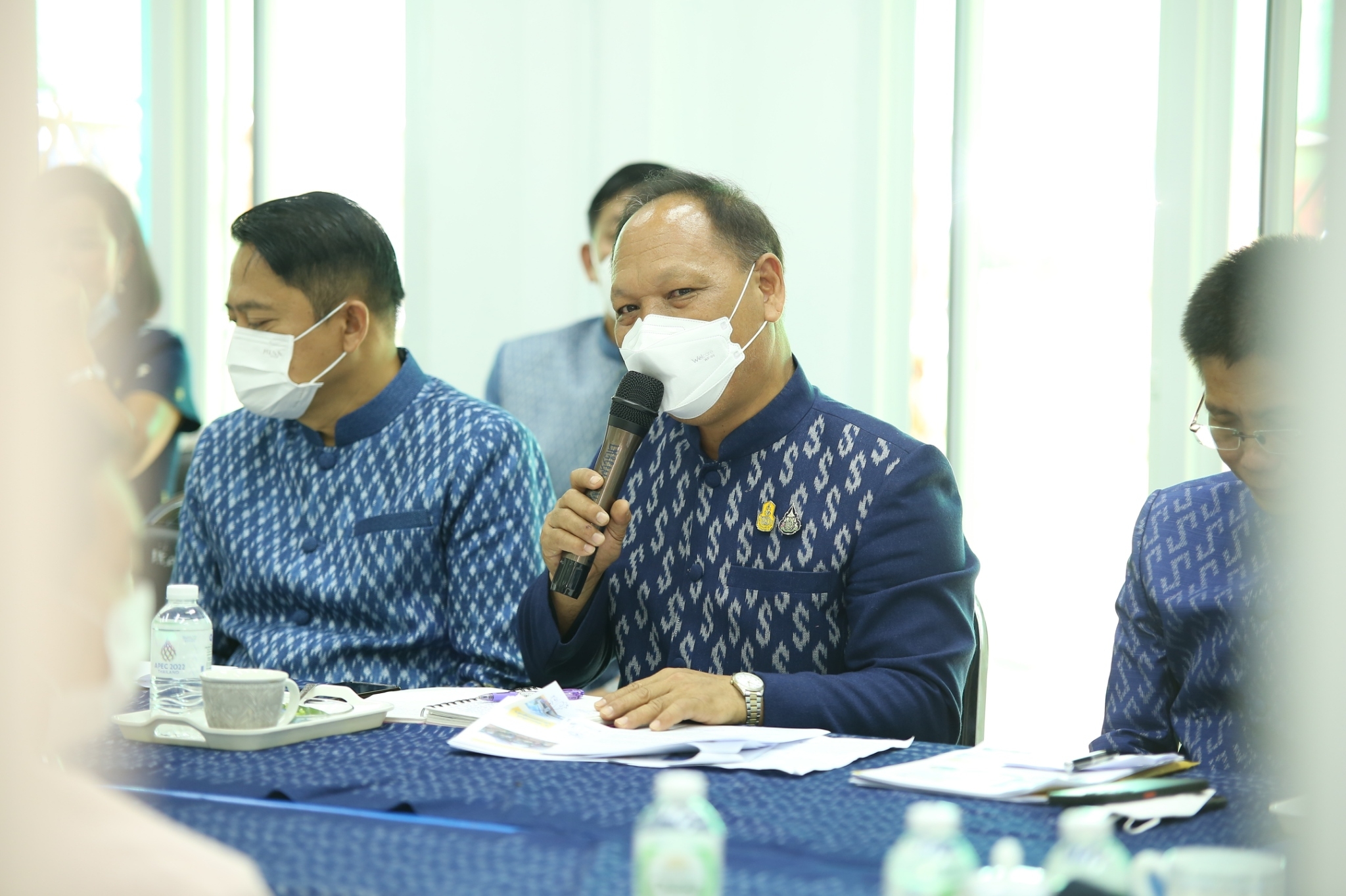 ปลัดกระทรวงมหาดไทย : ติดตามความก้าวหน้าการขับเคลื่อนงาน “ดอนกอยโมเดล” ภายใต้โครงการ “ผ้าไทยใส่ให้สนุก” ตามแนวพระดำริสมเด็จพระเจ้าลูกเธอ เจ้าฟ้า สิริวัณณวรี นารีรัตนราชกัญญา ในพื้นที่จังหวัดสกลนคร