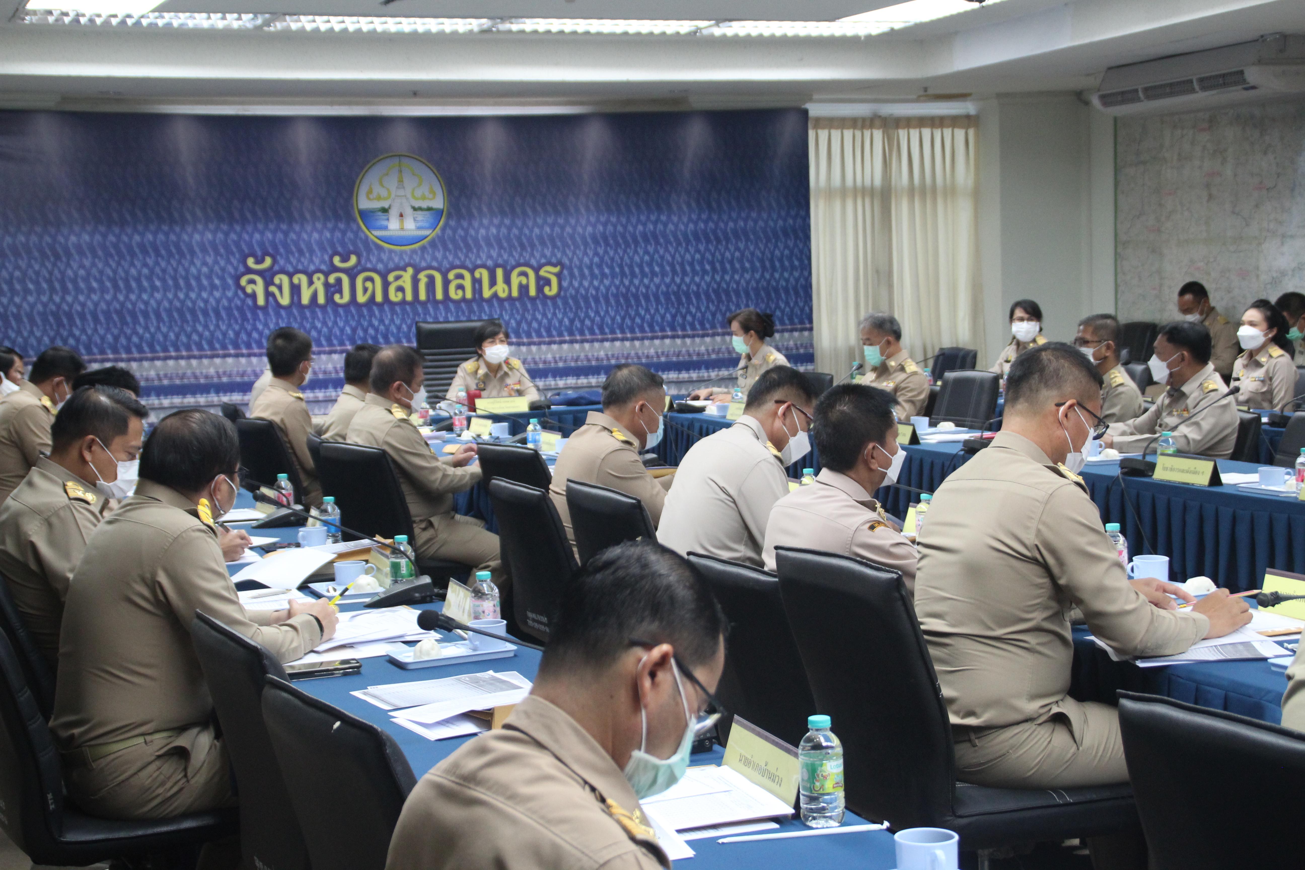 จังหวัดสกลนคร : ประชุมหัวหน้าหน่วยงานสังกัดกระทรวงมหาดไทย และนายอำเภอ ประจำเดือนพฤศจิกายน 2565