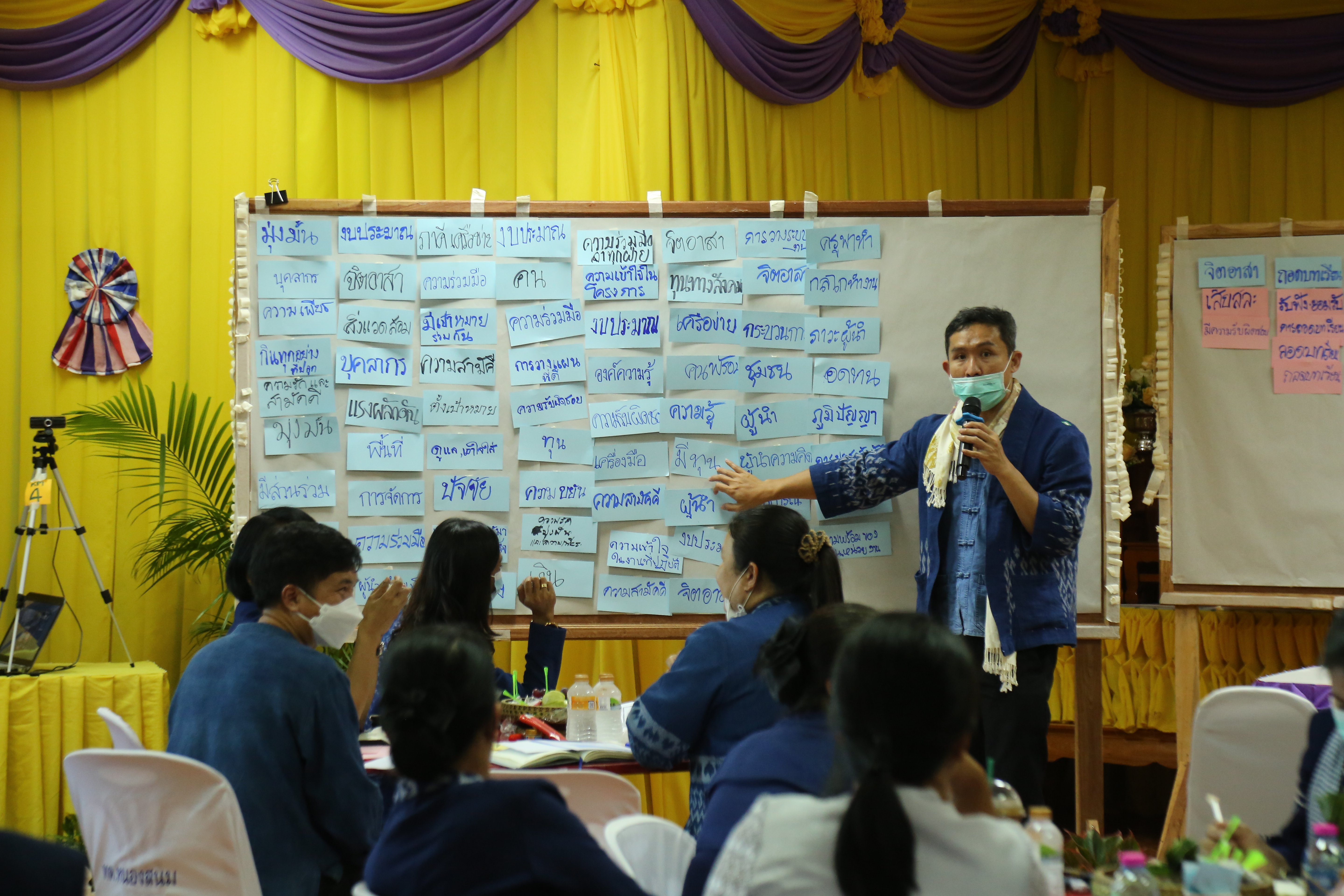 กรมการพัฒนาชุมชน กระทรวงมหาดไทยร่วมกับจังหวัดสกลนคร : จัดกิจกรรมเพิ่มทักษะการจัดการความรู้ด้านการถอดบทเรียน โครงการอำเภอนำร่อง “บำบัดทุกข์ บำรุงสุข” แบบบูรณาการ และสร้างนักขับเคลื่อนยุทธศาสตร์ นำการเปลี่ยนแปลง กระทรวงมหาดไทย