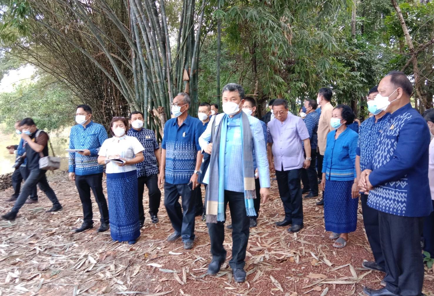 ปลัดกระทรวงมหาดไทย : ติดตามความก้าวหน้าการขับเคลื่อนงาน “ดอนกอยโมเดล” ภายใต้โครงการ “ผ้าไทยใส่ให้สนุก” ตามแนวพระดำริสมเด็จพระเจ้าลูกเธอ เจ้าฟ้า สิริวัณณวรี นารีรัตนราชกัญญา ในพื้นที่จังหวัดสกลนคร