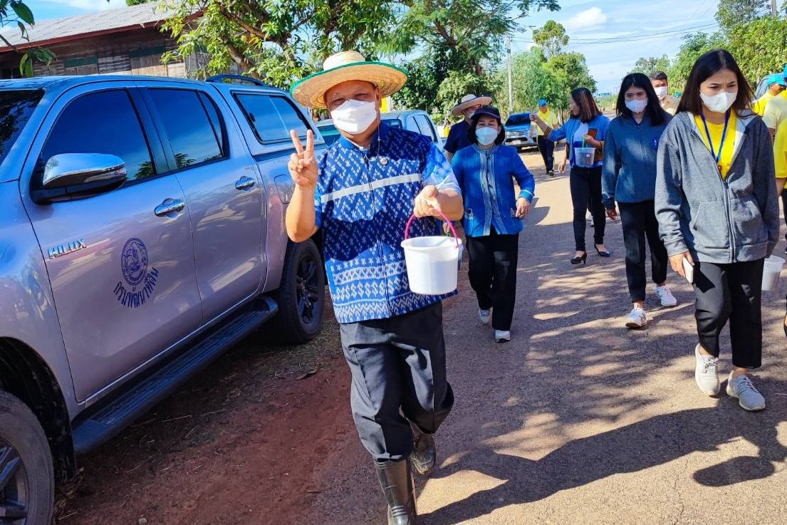 จังหวัดสกลนคร : ร่วมผลึกกำลังทั้งภาครัฐและเอกชนพัฒนาปรับปรุงภูมิทัศน์บ้านดอนกอย สู่การเป็นหมู่บ้านพัฒนาต้นแบบที่ยั่งยืน ในปี 2566