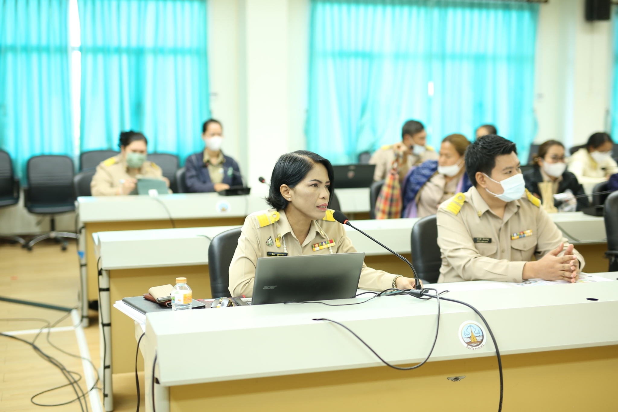 จังหวัดสกลนคร : ประชุมเตรียมความพร้อมเจ้าหน้าที่พัฒนาชุมชน เพื่อสร้างความรู้ ความเข้าใจ ในแนวทางการบริหารการจัดเก็บข้อมูลความจำเป็นพื้นฐาน (จปฐ.) และข้อมูลพื้นฐานระดับหมู่บ้าน (กชช.2ค) ประจำปี 2566 เชิงคุณภาพ
