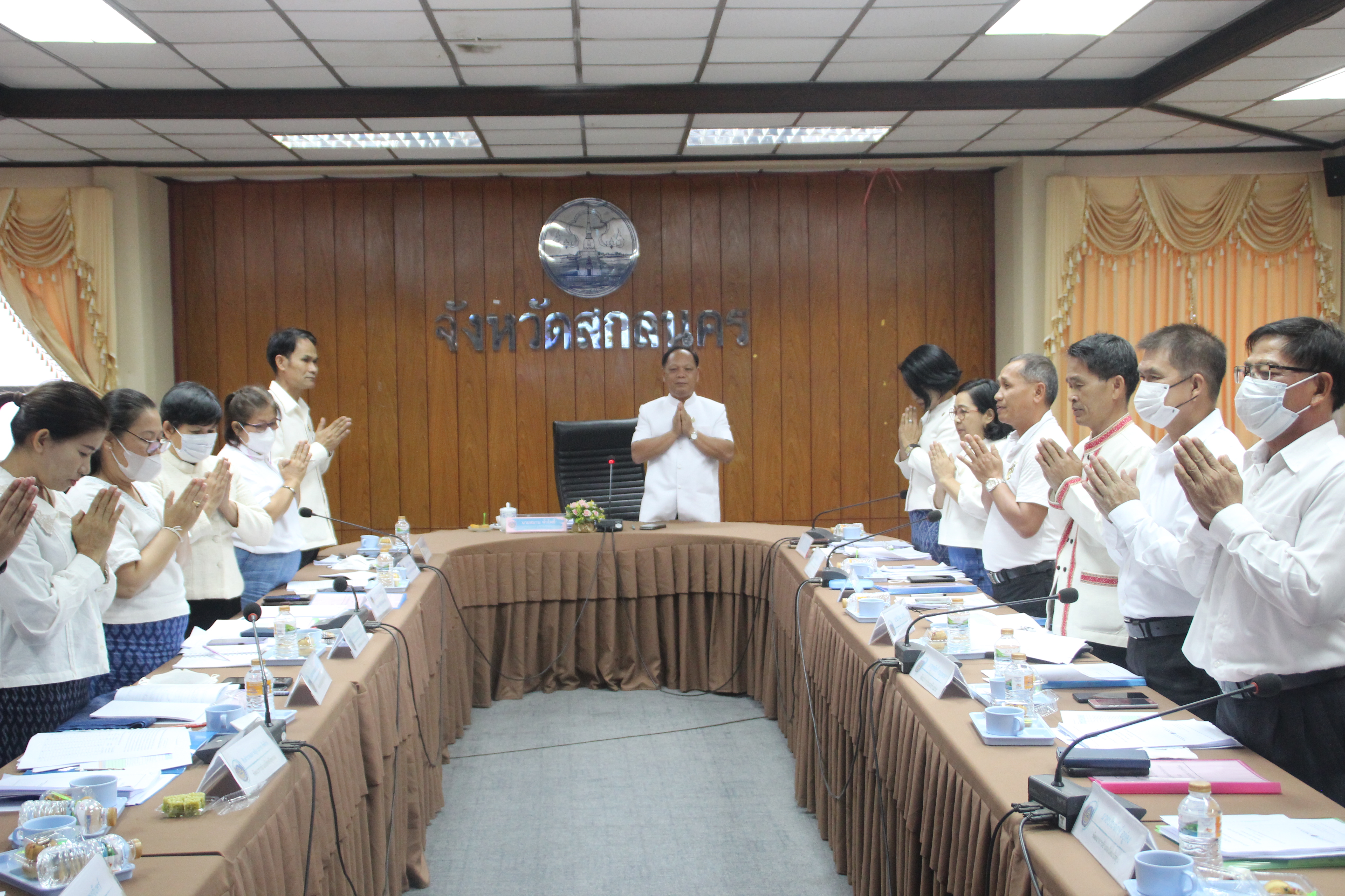 พช.สกลนคร : ประชุมผู้บริหารและนักวิชาการพัฒนาชุมชนจังหวัดสกลนคร ครั้งที่ 11/2565