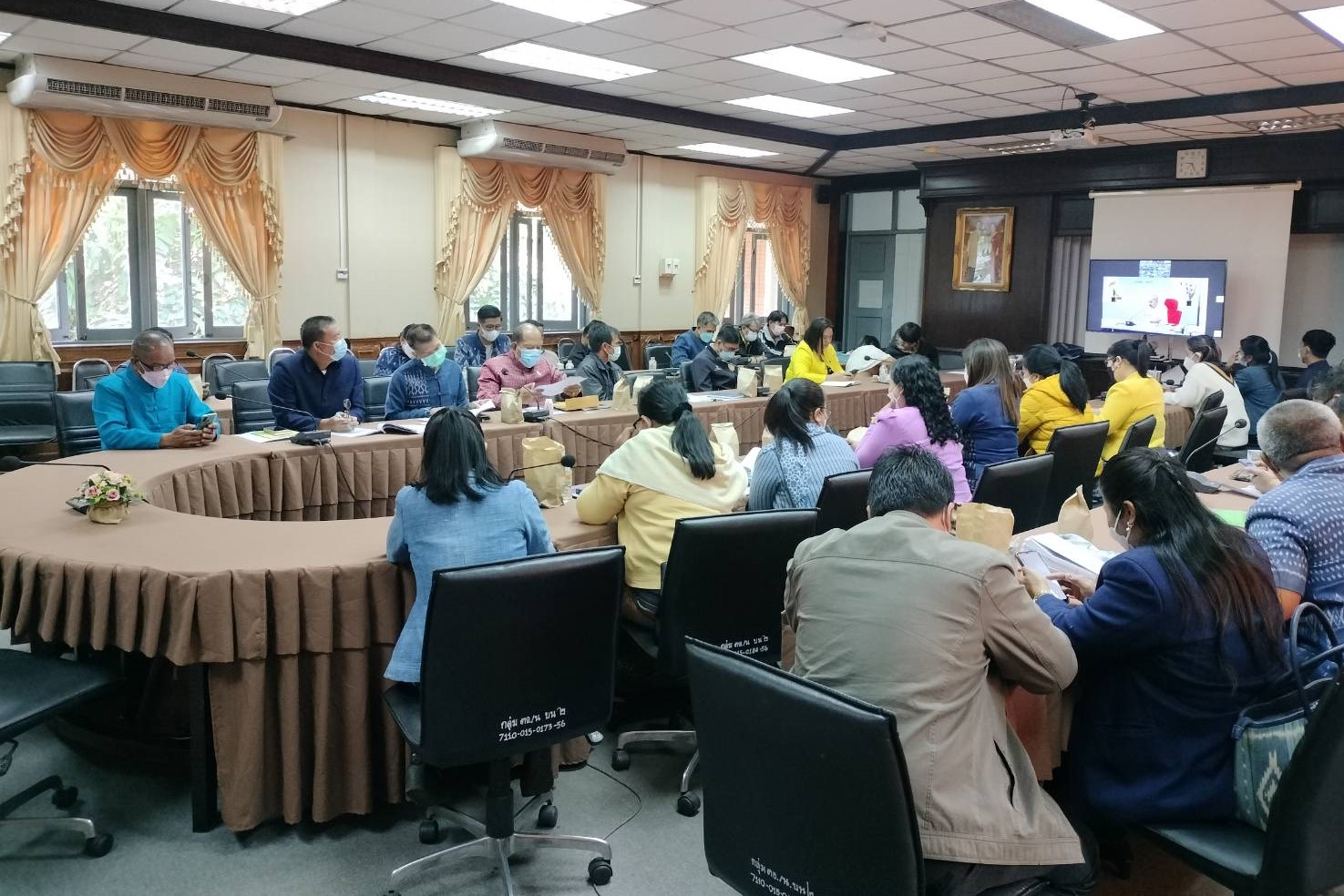 กรมการพัฒนาชุมชน กระทรวงมหาดไทย : ประชุมสร้างความเข้าใจเครือข่ายคณะกรรมการบริหารศูนย์ประสานงาองค์การ ชุมชนระดับจังหวัด (ศอช.จ.) ผ่านระบบวีดีทัศน์ทางไกล ( Video Conference)
