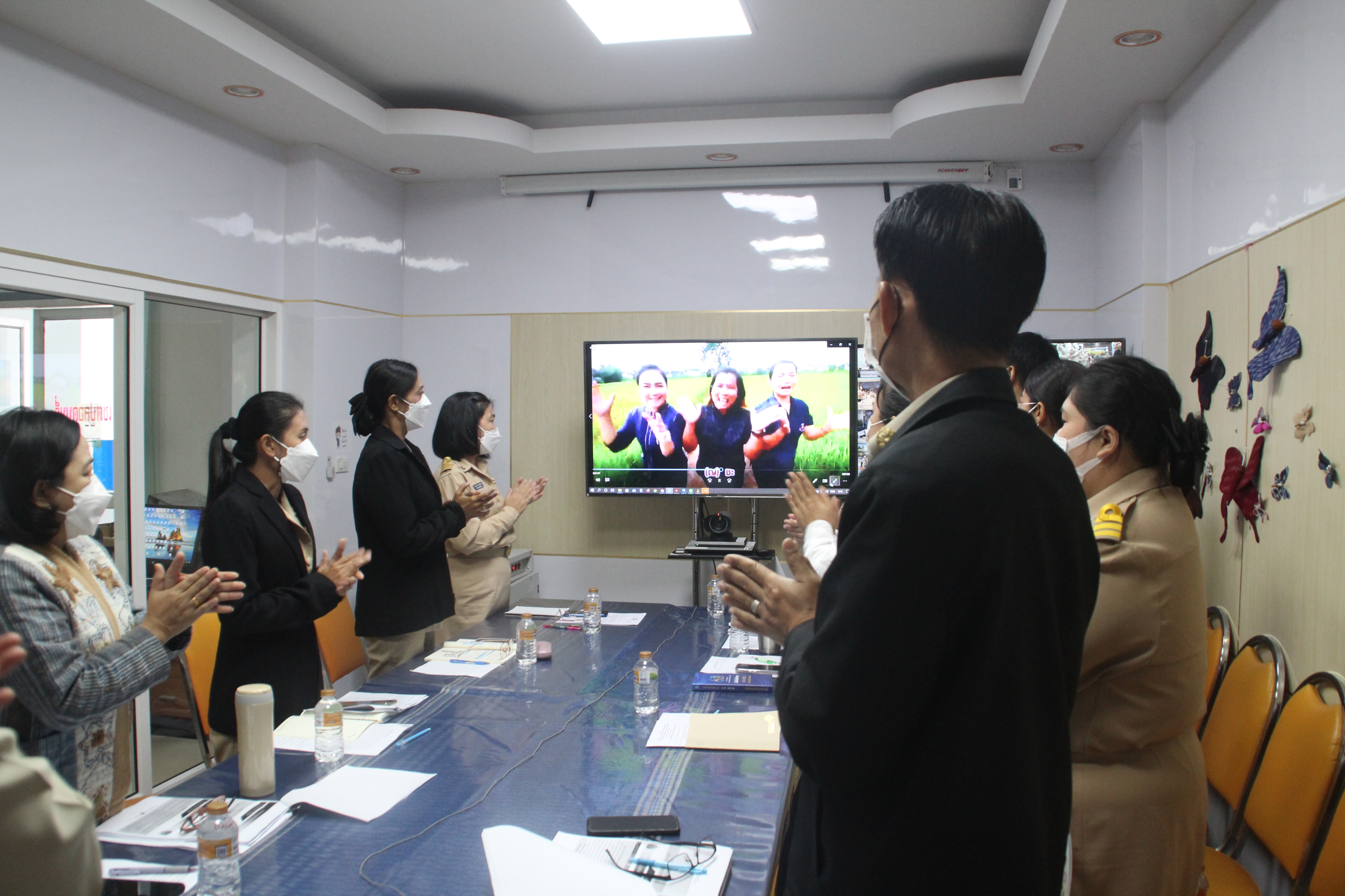 พช.สกลนคร : ร่วมประชุมกรมการพัฒนาชุมชน กระทรวงมหาดไทย ครั้งที่ 12/2565 ผ่านระบบ Conference