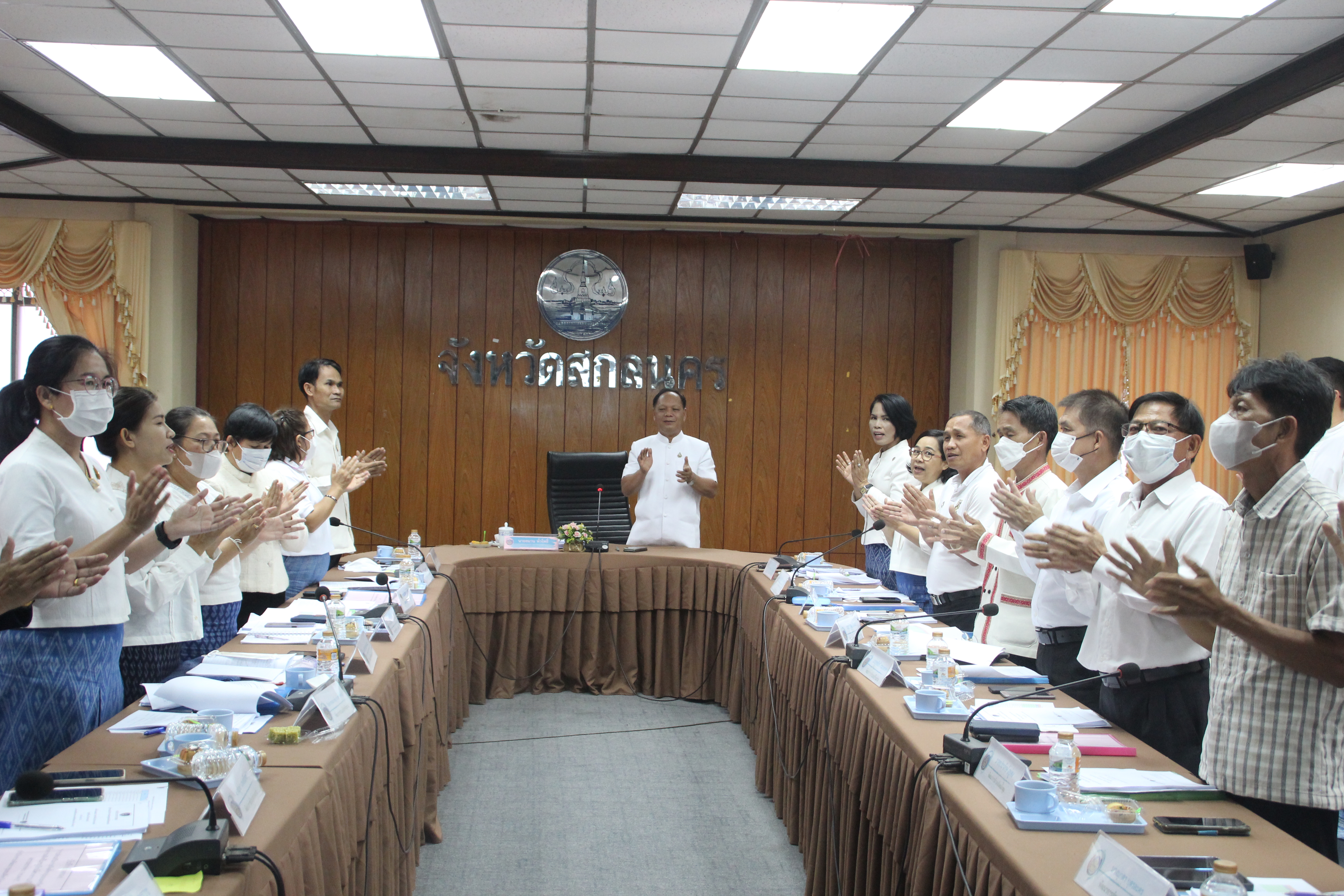 พช.สกลนคร : ประชุมผู้บริหารและนักวิชาการพัฒนาชุมชนจังหวัดสกลนคร ครั้งที่ 11/2565
