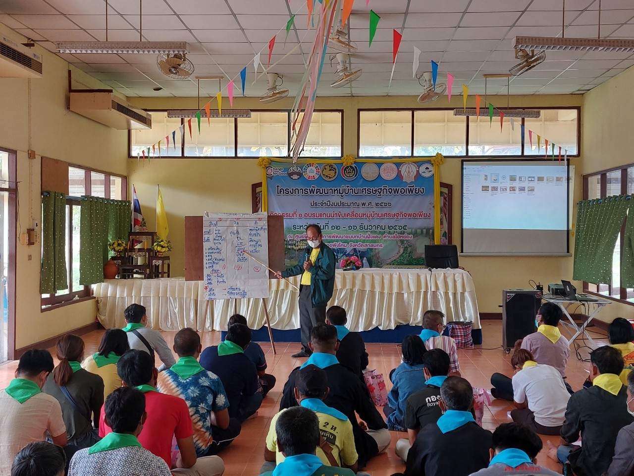จังหวัดสกลนคร : ขับเคลื่อนงานโครงการพัฒนาหมู่บ้านเศรษฐกิจพอเพียง ประจำปี 2566