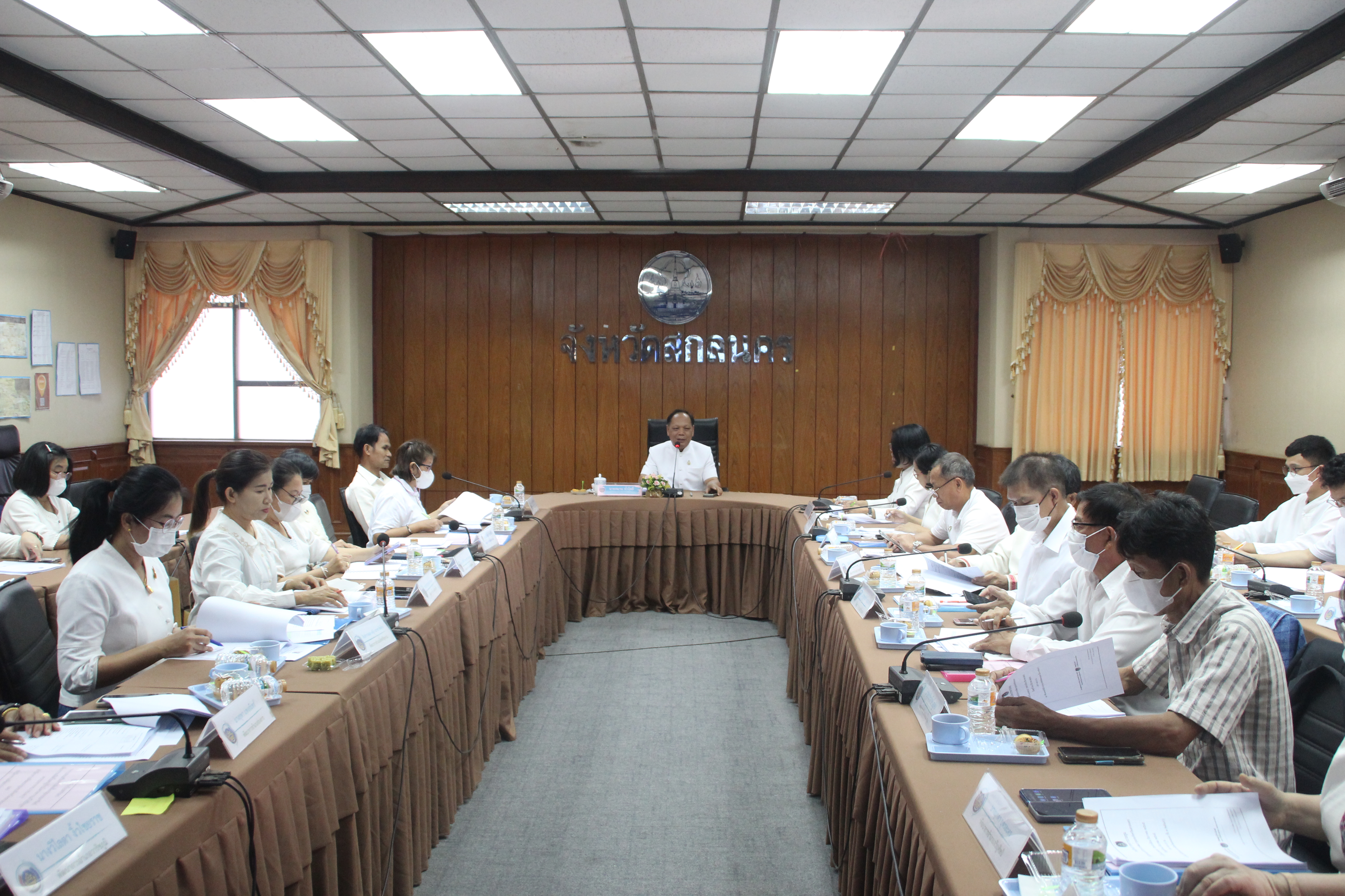 พช.สกลนคร : ประชุมผู้บริหารและนักวิชาการพัฒนาชุมชนจังหวัดสกลนคร ครั้งที่ 11/2565