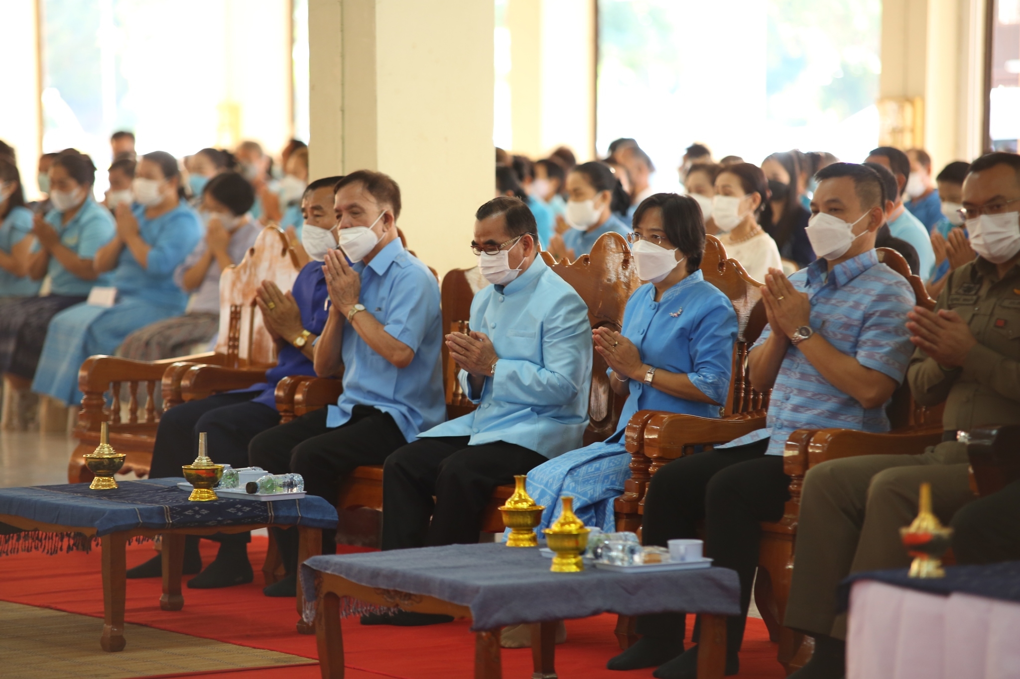 จังหวัดสกลนคร : จัดงานวันสถาปนากองทุนแม่ของแผ่นดินและพิธีทอดผ้าป่าสมทบกองทุนแม่ของแผ่นดิน ประจำปี 2565