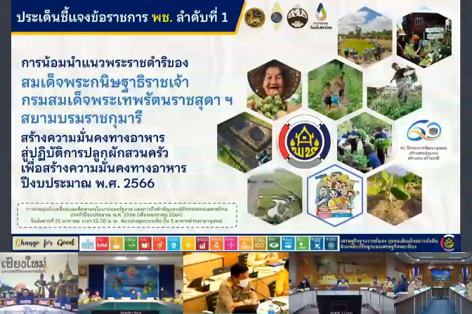 จังหวัดสกลนคร : ร่วมประชุมขับเคลื่อนและติดตามงานนโยบายของรัฐบาล งานภารกิจสำคัญของกระทรวงมหาดไทย ประจำปีงบประมาณ พ.ศ. 2566 (VCS)