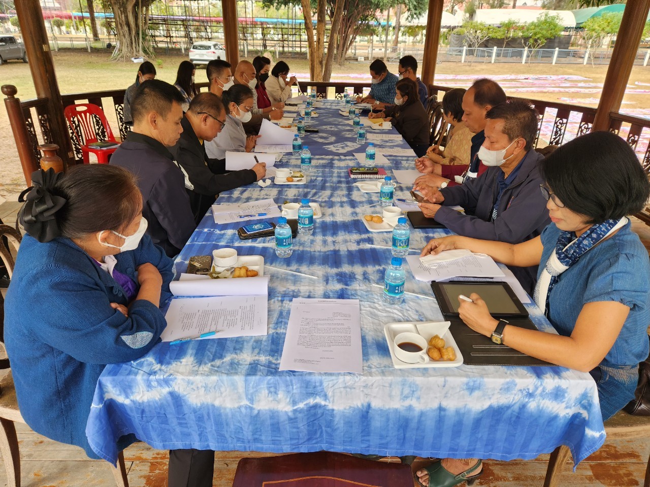 จังหวัดสกลนคร : ประชุมเตรียมความพร้อมในการรับเสด็จ สมเด็จพระเจ้าลูกเธอ เจ้าฟ้าสิริวัณวรี นารีรัตนราชกัญญา เสด็จพระราชดำเนินปฏิบัติภารกิจในพื้นที่จังหวัดสกลนคร