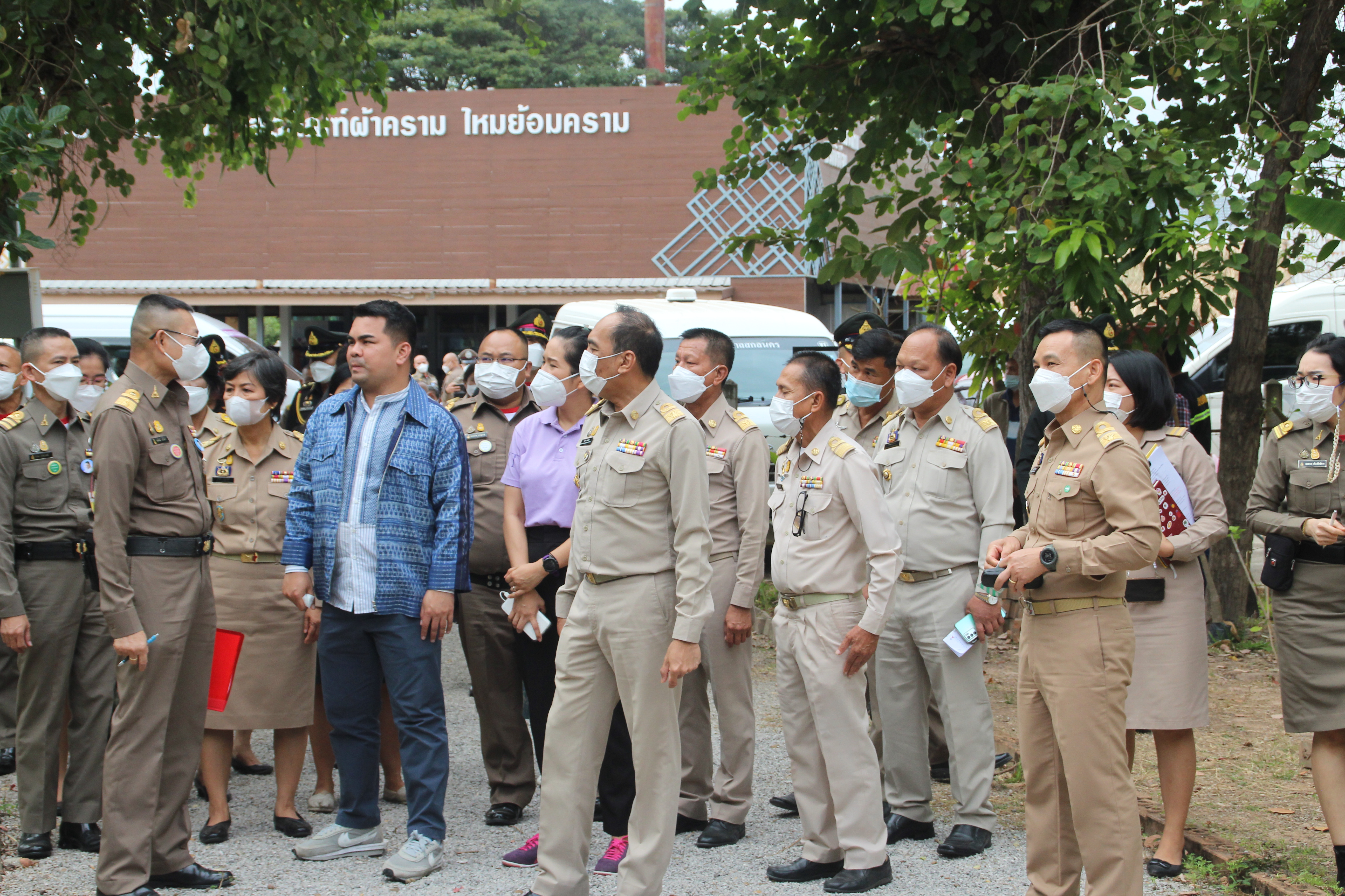 จังหวัดสกลนคร : ต้อนรับคณะตรวจพื้นที่ เตรียมการรับเสด็จ สมเด็จพระเจ้าลูกเธอ เจ้าฟ้า สิริวัณวรี นารีรัตนราชกัญญา ซึ่งกำหนดเสด็จเป็นองค์ประธานพิธีเปิดอาคารเฉลิมพระเกียรติ 36 พรรษา สมเด็จพระเจ้าลูกเธอเจ้าฟ้า สิริวัณณวรี นารีรัตนราชกัญญา “วิชชาลัยดอนกอย วิถีแห่งการพัฒนาที่ยั่งยืน” และเยี่ยมราษฏร ณ พิพิธภัณฑ์ป้าทุ้ม-ป้าไท้  จังหวัดสกลนคร