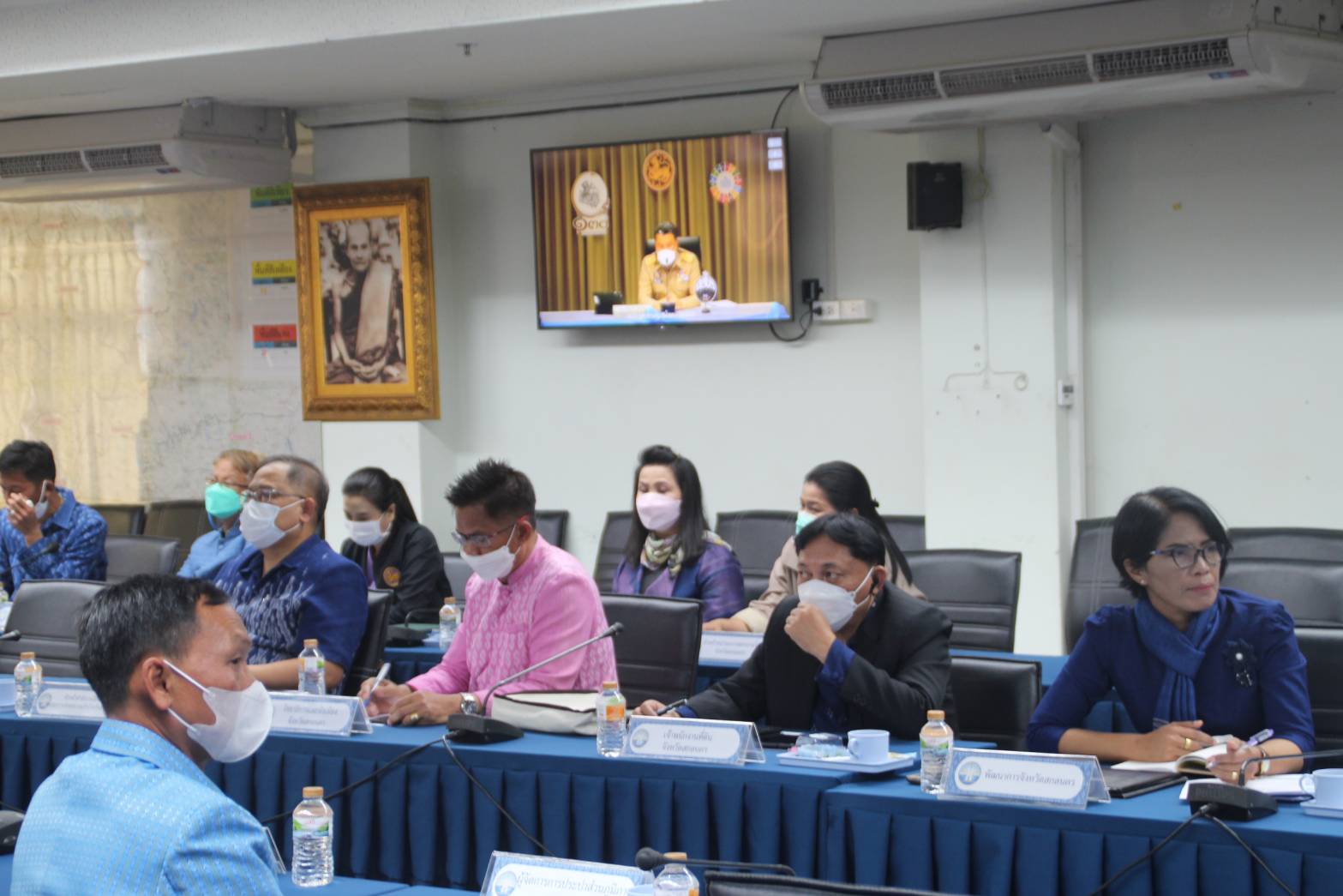 จังหวัดสกลนคร : ร่วมประชุมขับเคลื่อนและติดตามงานนโยบายของรัฐบาล งานภารกิจสำคัญของกระทรวงมหาดไทย ประจำปีงบประมาณ พ.ศ. 2566 (VCS)